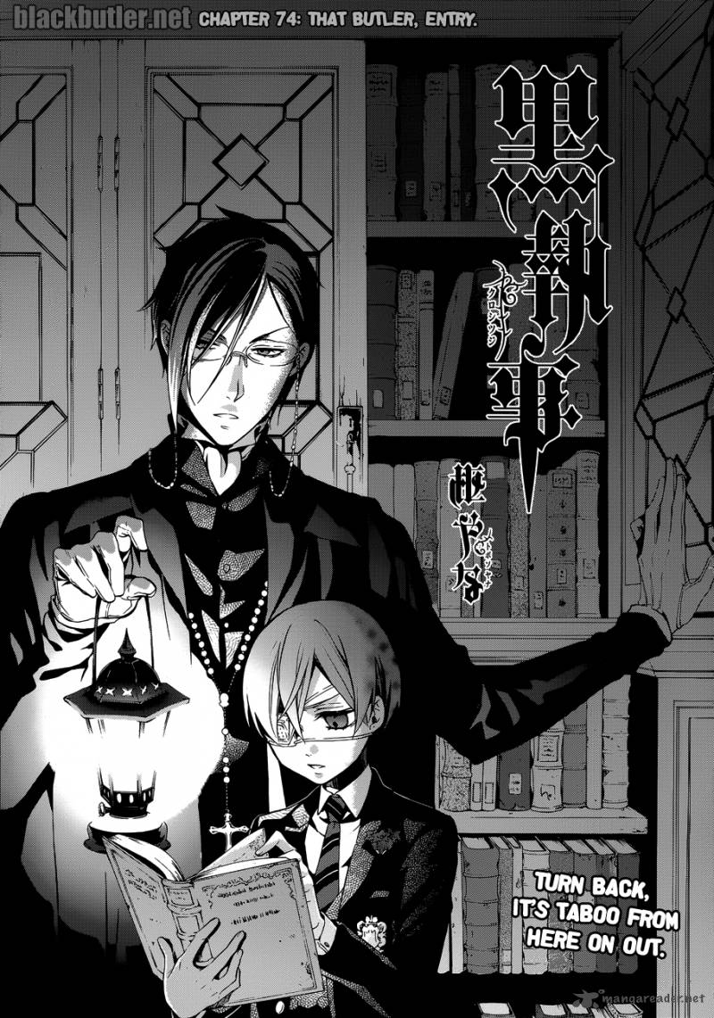 Kuroshitsuji Chapter 74 - Page 4 in English