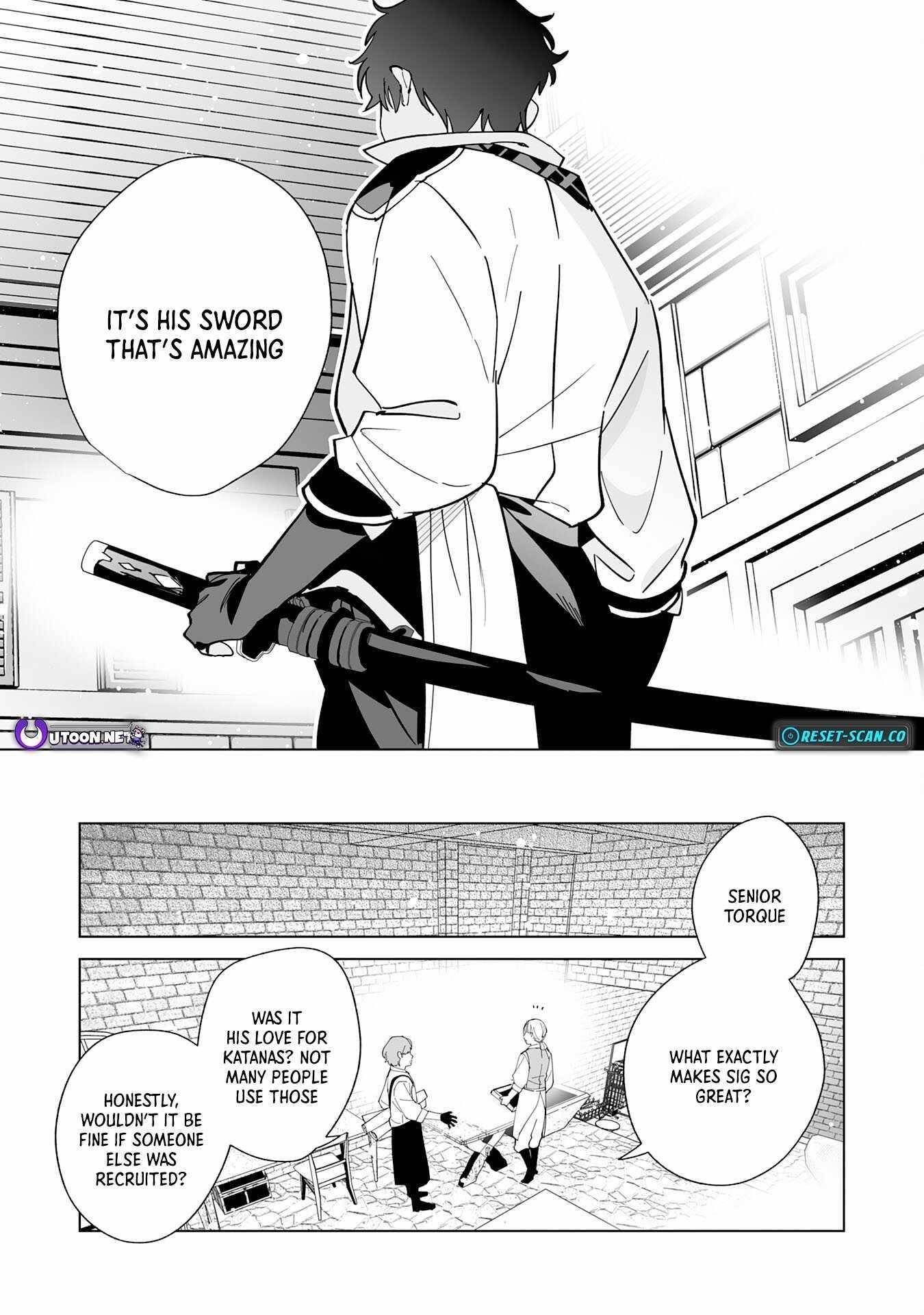 The Leisurely Frontier Life of a Katana Blacksmith Who Left an S-Rank Guild ~After Escaping From a Black Company Guild and Forging Freely, I Accidentally Created a Legendary Demon Sword~ Chapter 1 - Page 33 in English