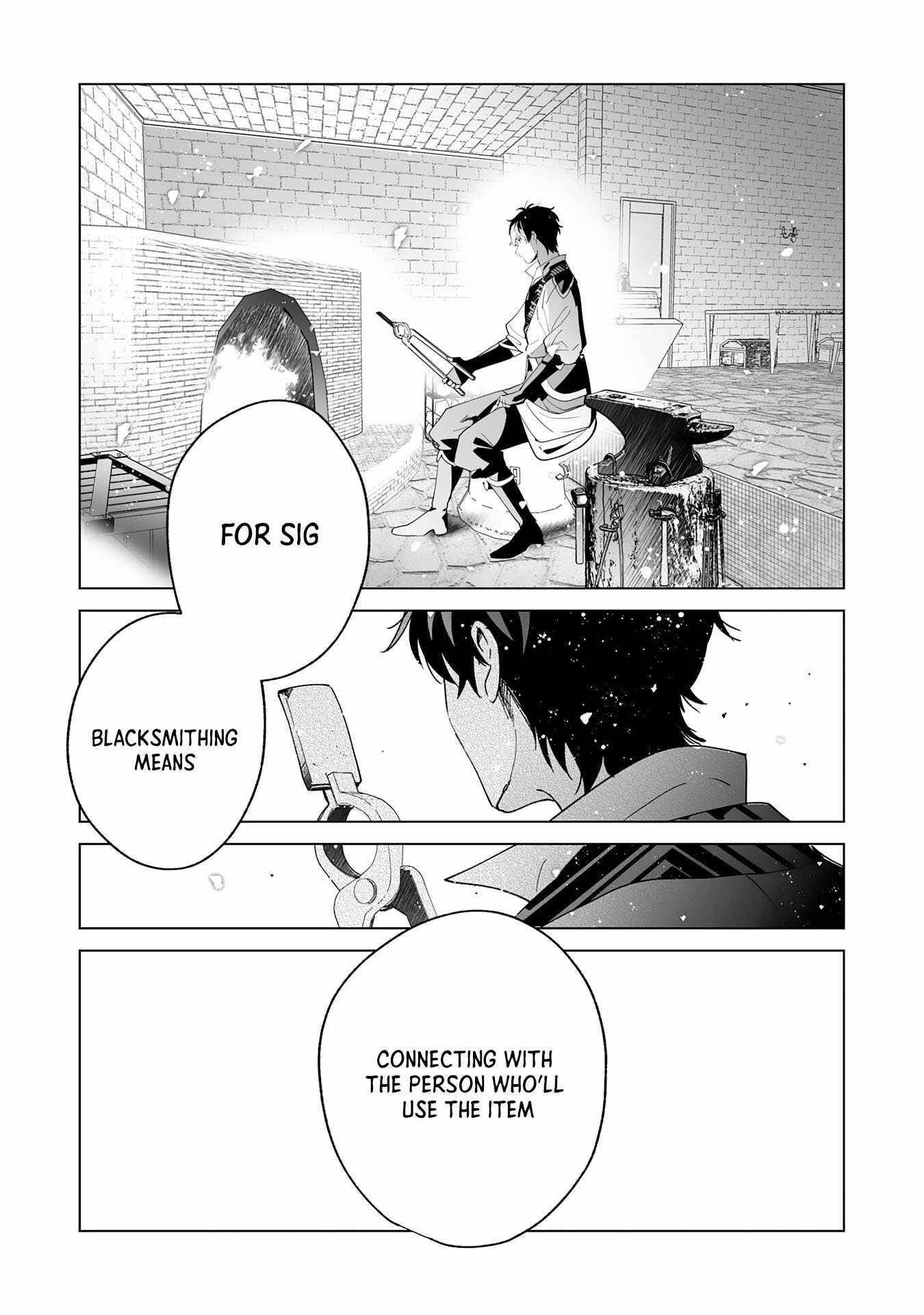 The Leisurely Frontier Life of a Katana Blacksmith Who Left an S-Rank Guild ~After Escaping From a Black Company Guild and Forging Freely, I Accidentally Created a Legendary Demon Sword~ Chapter 1 - Page 35 in English