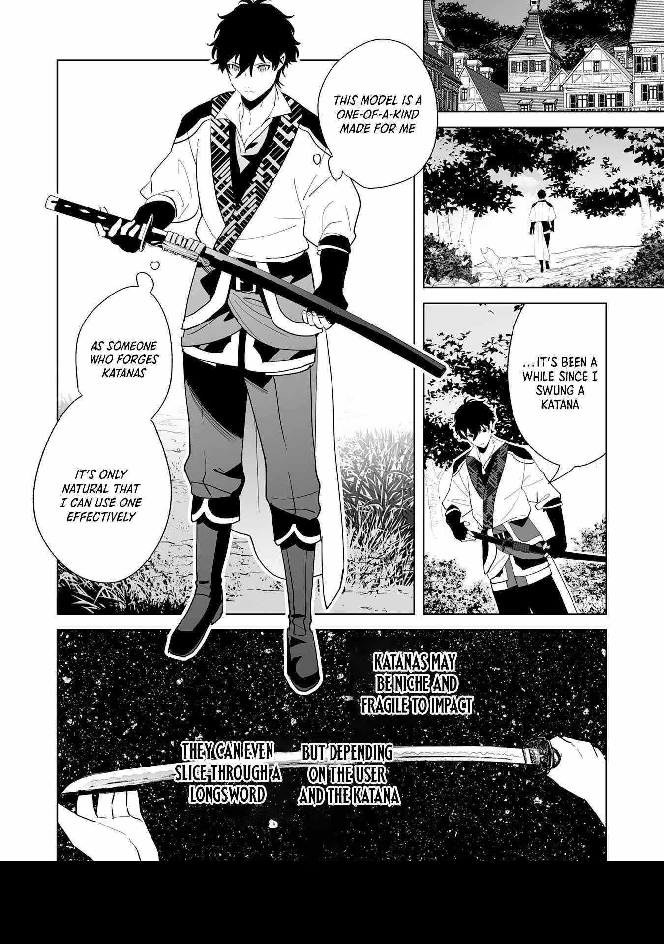 The Leisurely Frontier Life of a Katana Blacksmith Who Left an S-Rank Guild ~After Escaping From a Black Company Guild and Forging Freely, I Accidentally Created a Legendary Demon Sword~ Chapter 1 - Page 36 in English