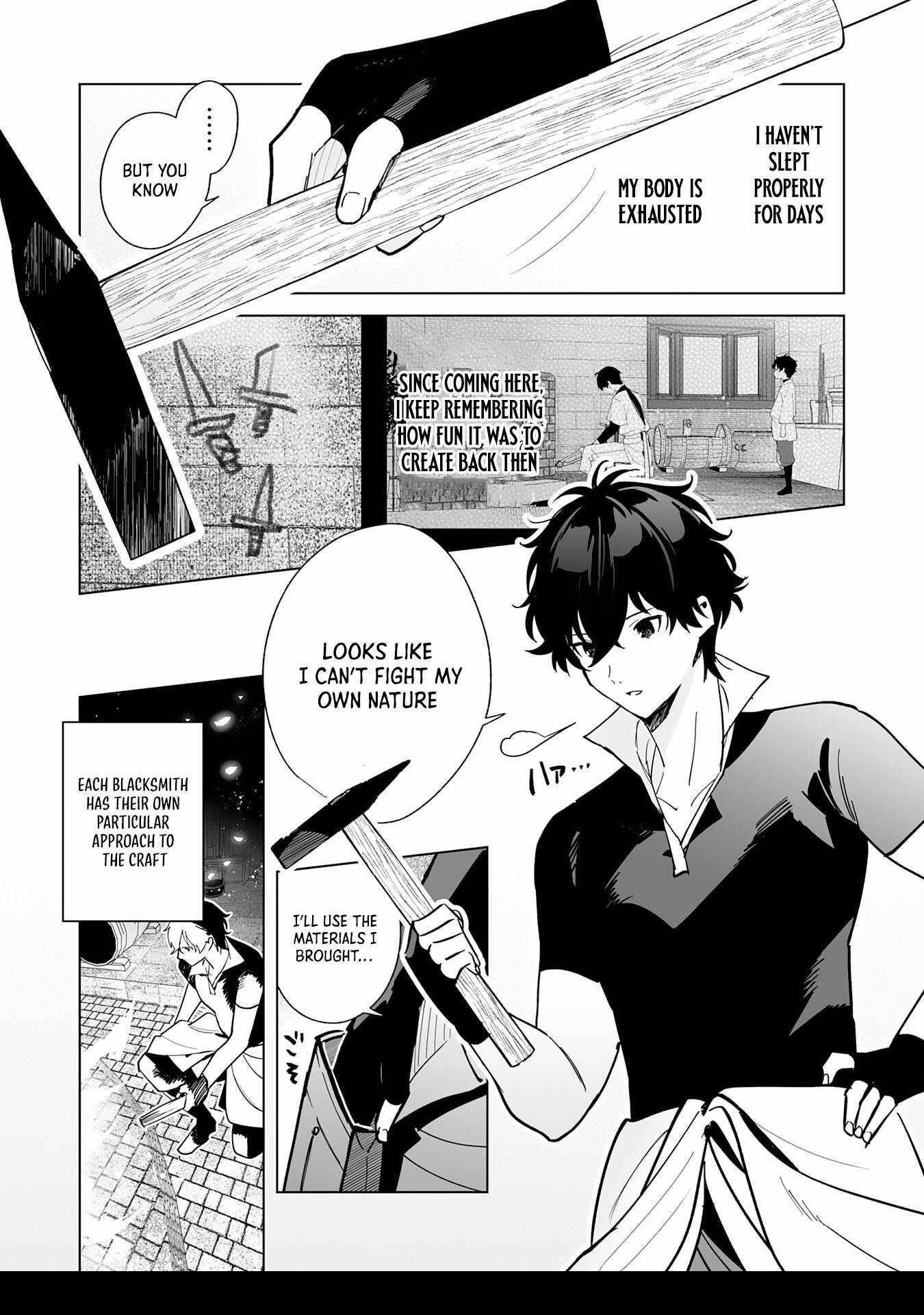 The Leisurely Frontier Life of a Katana Blacksmith Who Left an S-Rank Guild ~After Escaping From a Black Company Guild and Forging Freely, I Accidentally Created a Legendary Demon Sword~ Chapter 2 - Page 21 in English
