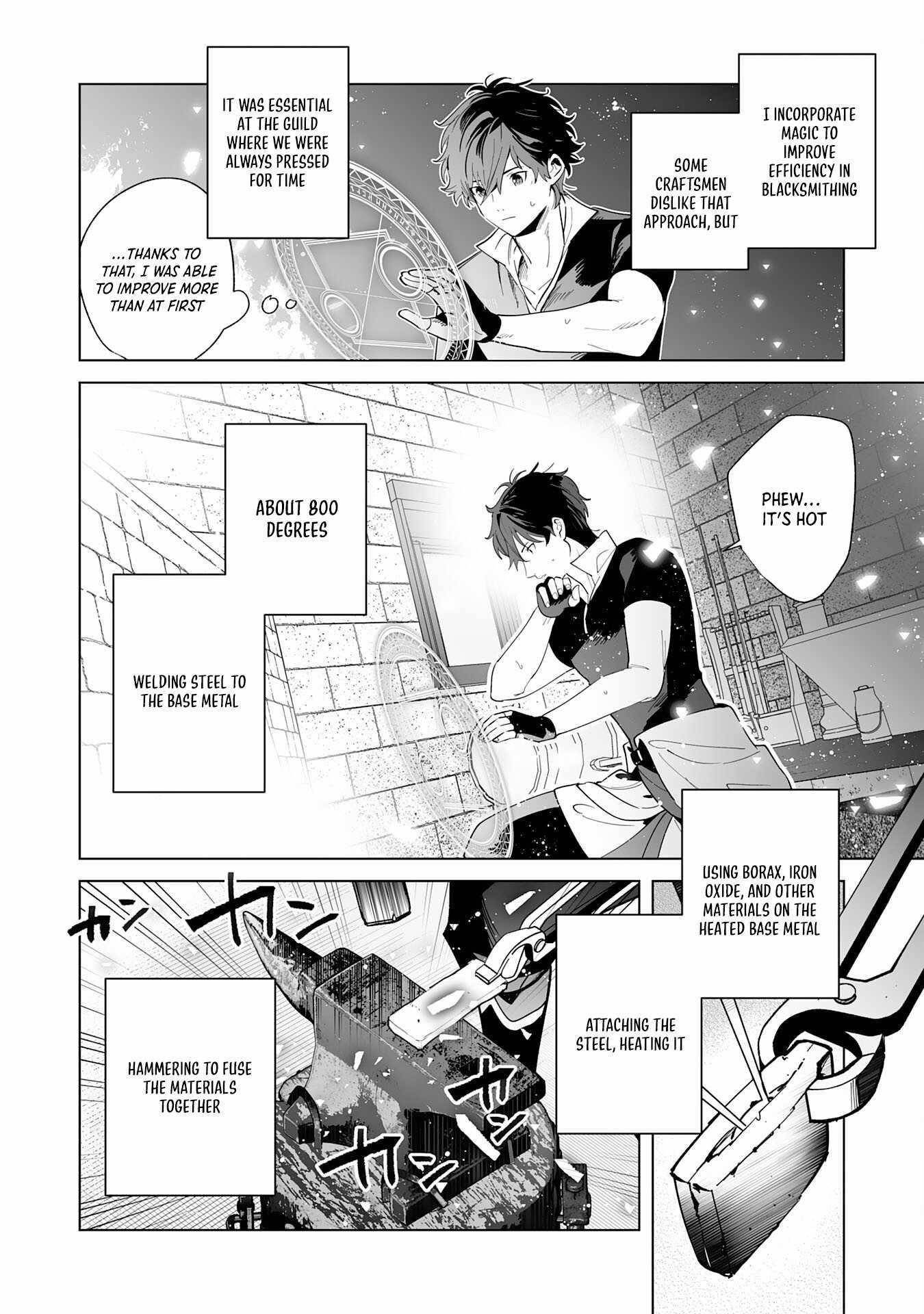 The Leisurely Frontier Life of a Katana Blacksmith Who Left an S-Rank Guild ~After Escaping From a Black Company Guild and Forging Freely, I Accidentally Created a Legendary Demon Sword~ Chapter 2 - Page 22 in English