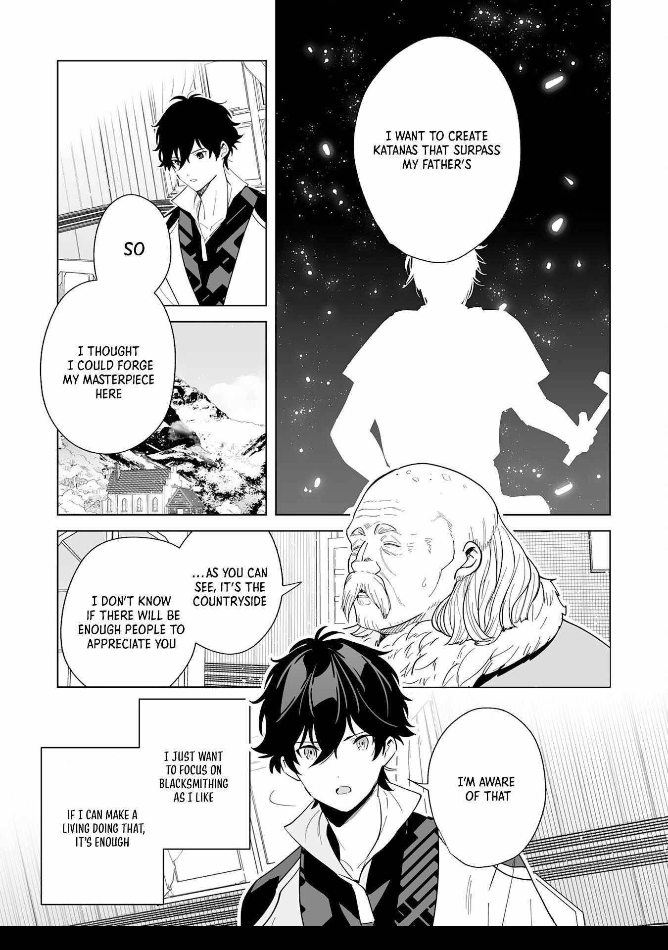 The Leisurely Frontier Life of a Katana Blacksmith Who Left an S-Rank Guild ~After Escaping From a Black Company Guild and Forging Freely, I Accidentally Created a Legendary Demon Sword~ Chapter 2 - Page 5 in English