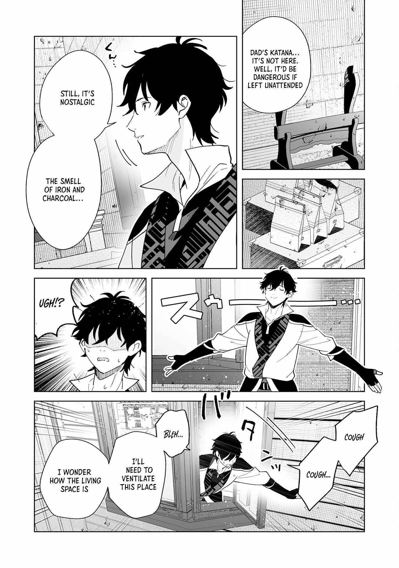 The Leisurely Frontier Life of a Katana Blacksmith Who Left an S-Rank Guild ~After Escaping From a Black Company Guild and Forging Freely, I Accidentally Created a Legendary Demon Sword~ Chapter 2 - Page 9 in English