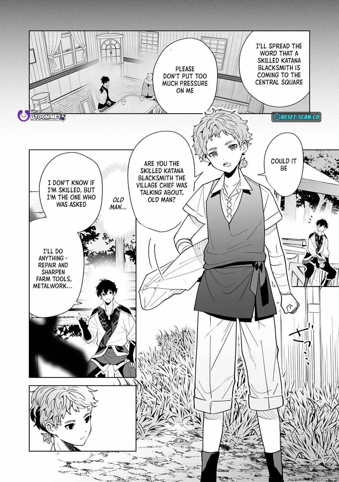 The Leisurely Frontier Life of a Katana Blacksmith Who Left an S-Rank Guild ~After Escaping From a Black Company Guild and Forging Freely, I Accidentally Created a Legendary Demon Sword~ Chapter 3 - Page 24 in English