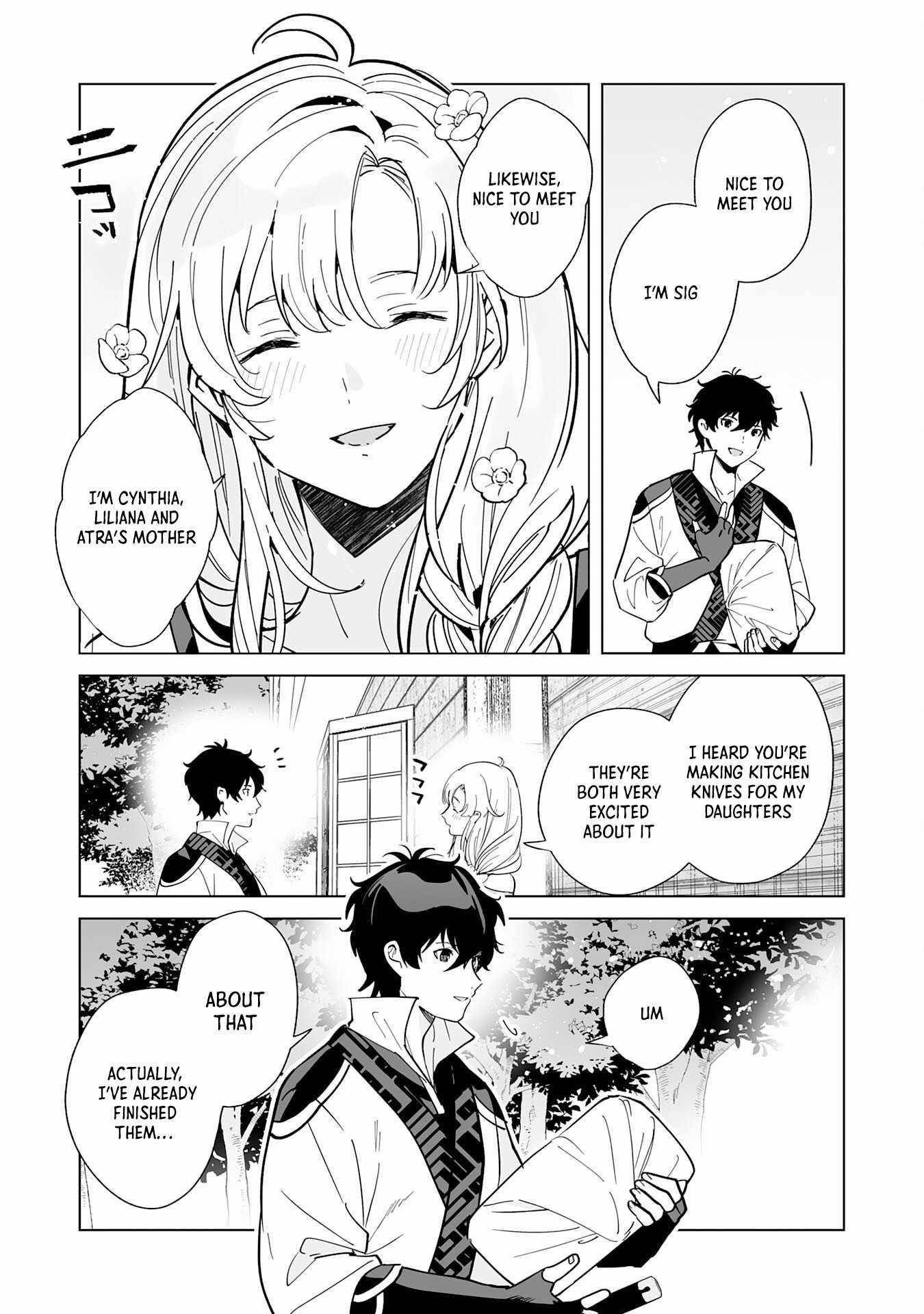 The Leisurely Frontier Life of a Katana Blacksmith Who Left an S-Rank Guild ~After Escaping From a Black Company Guild and Forging Freely, I Accidentally Created a Legendary Demon Sword~ Chapter 3 - Page 3 in English