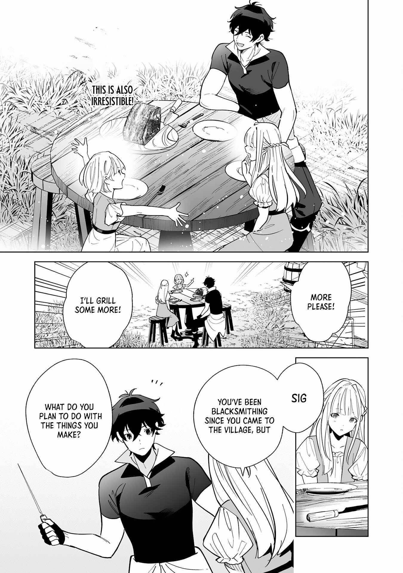 The Leisurely Frontier Life of a Katana Blacksmith Who Left an S-Rank Guild ~After Escaping From a Black Company Guild and Forging Freely, I Accidentally Created a Legendary Demon Sword~ Chapter 4 - Page 21 in English