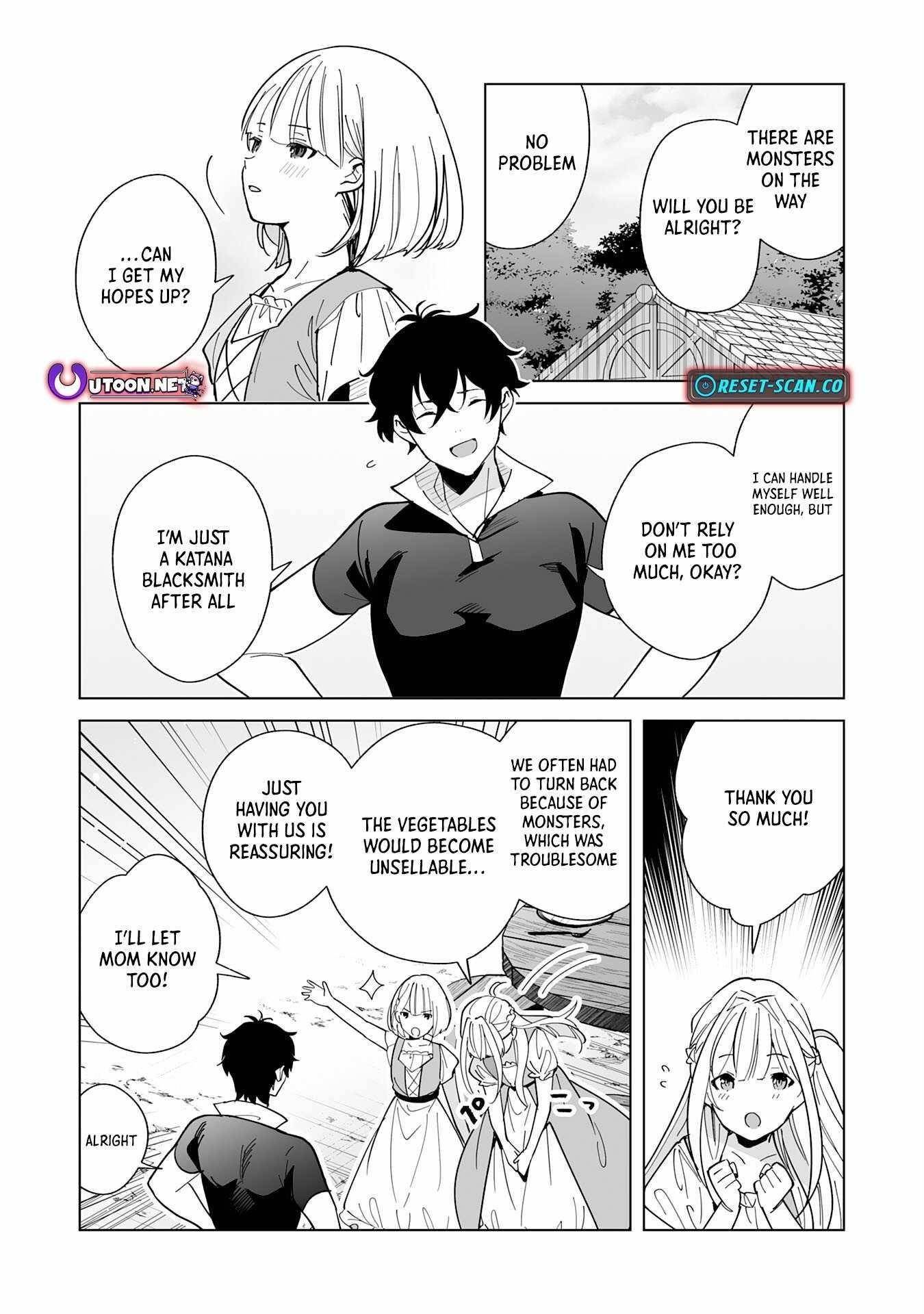 The Leisurely Frontier Life of a Katana Blacksmith Who Left an S-Rank Guild ~After Escaping From a Black Company Guild and Forging Freely, I Accidentally Created a Legendary Demon Sword~ Chapter 4 - Page 24 in English