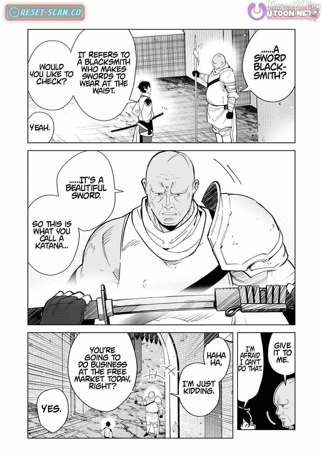 The Leisurely Frontier Life of a Katana Blacksmith Who Left an S-Rank Guild ~After Escaping From a Black Company Guild and Forging Freely, I Accidentally Created a Legendary Demon Sword~ Chapter 5 - Page 21 in English