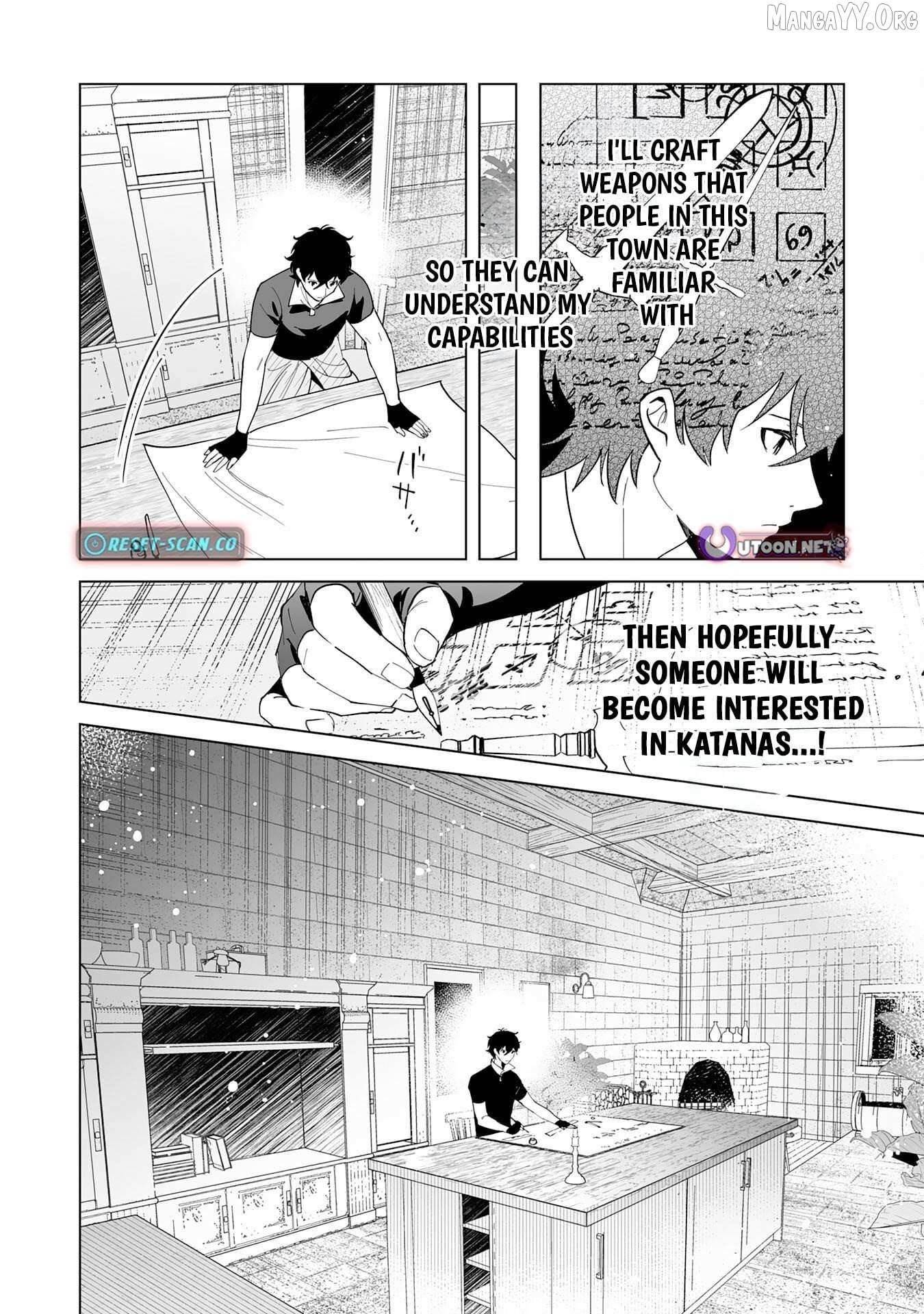 The Leisurely Frontier Life of a Katana Blacksmith Who Left an S-Rank Guild ~After Escaping From a Black Company Guild and Forging Freely, I Accidentally Created a Legendary Demon Sword~ Chapter 7 - Page 4 in English