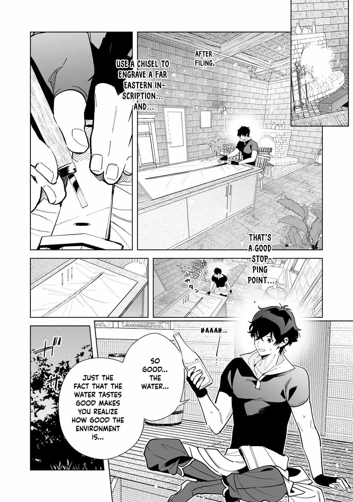 The Leisurely Frontier Life of a Katana Blacksmith Who Left an S-Rank Guild ~After Escaping From a Black Company Guild and Forging Freely, I Accidentally Created a Legendary Demon Sword~ Chapter 9 - Page 2 in English