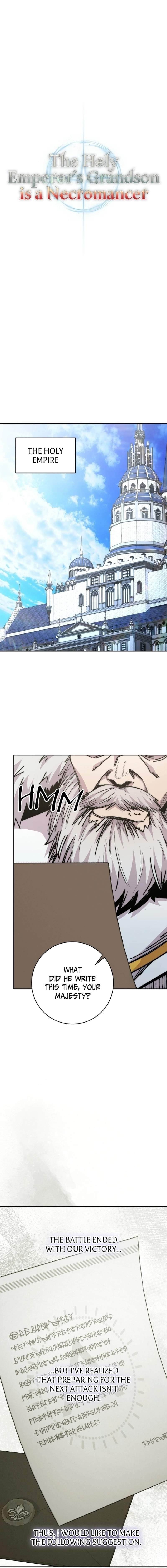 Holy Emperor’s Grandson is a Necromancer Chapter 106 - Page 8 in English