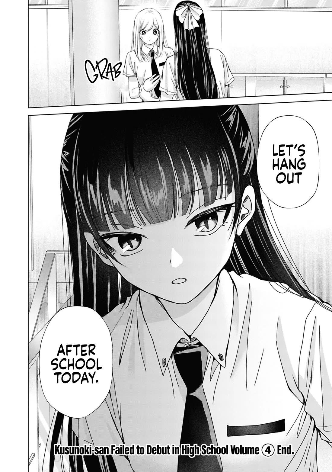 Kusunoki-san Failed to Debut in High School Chapter 30 - Page 20 in English