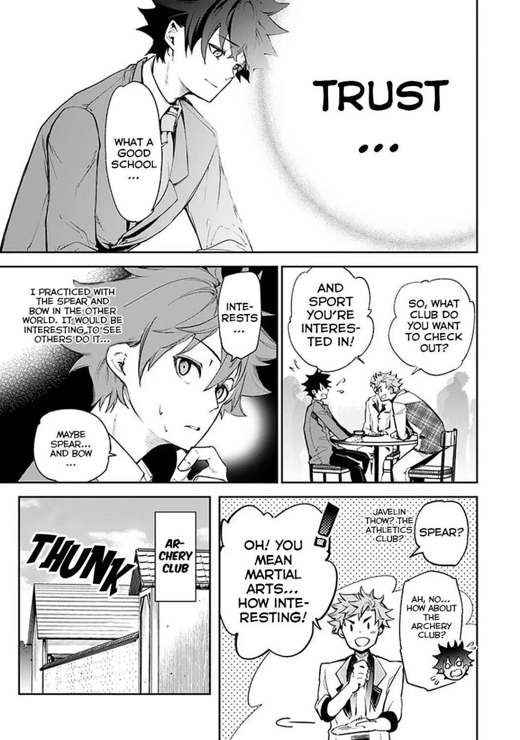 Isekai De Cheat Skill Wo Te Ni Shita Ore Wa, Genjitsu Sekai Wo Mo Musou Suru ~Level Up Wa Jinsei Wo Kaeta~ Chapter 7.2 - Page 8 in English