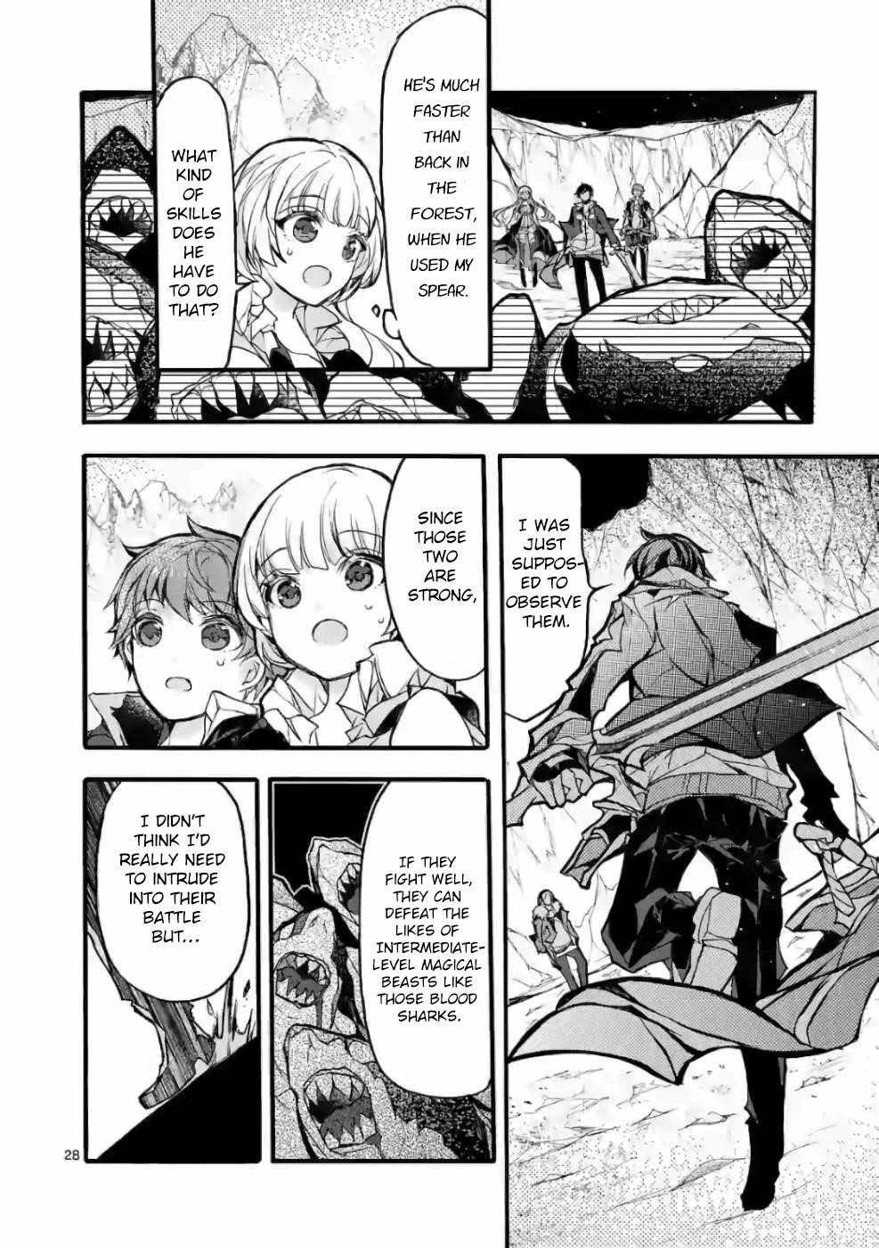 From The Strongest Job Of Dragon Knight, To The Beginner Job Carrier, Somehow, I Am Dependent On The Heroes Chapter 24 - Page 28 in English