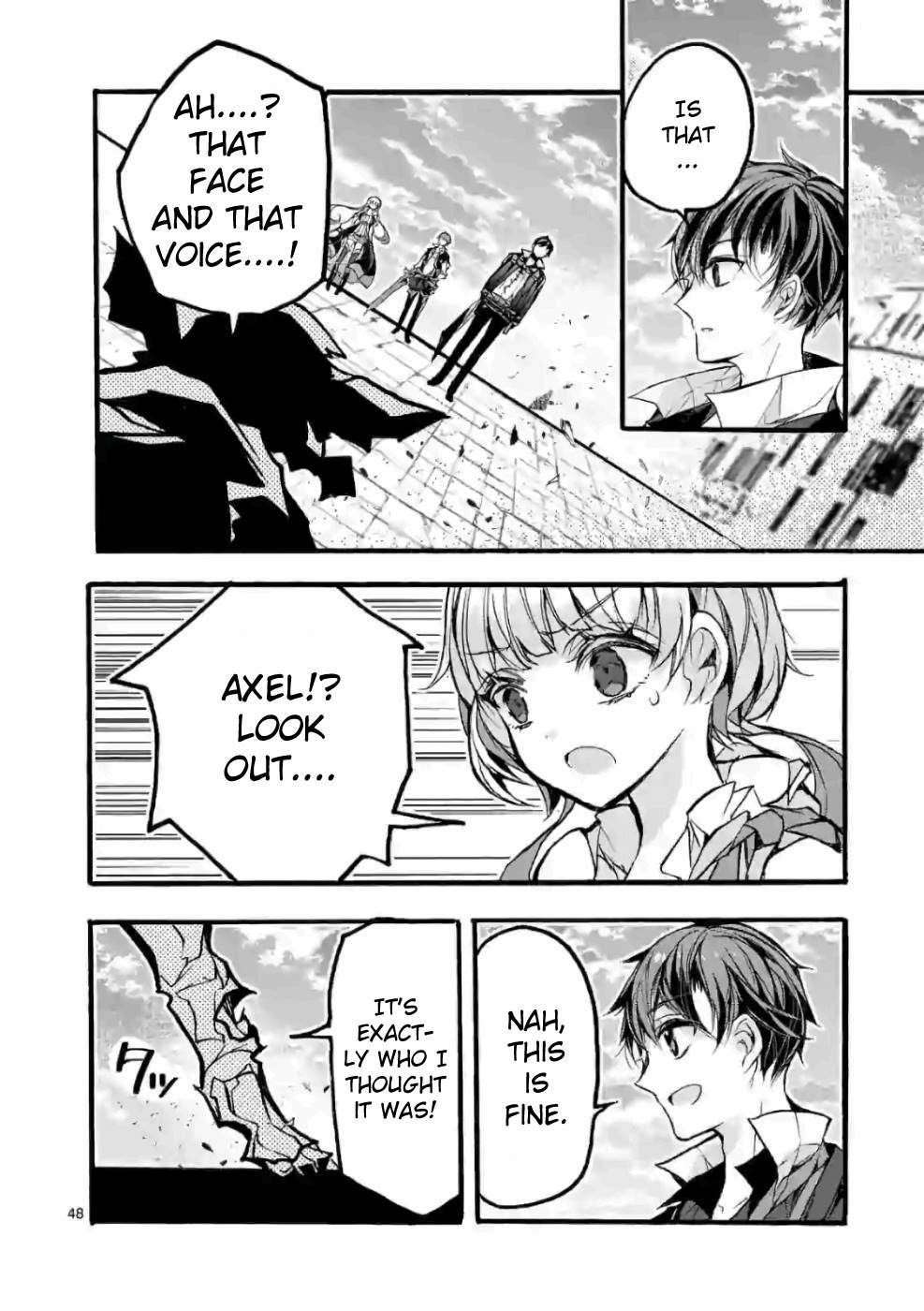 From The Strongest Job Of Dragon Knight, To The Beginner Job Carrier, Somehow, I Am Dependent On The Heroes Chapter 27 - Page 48 in English
