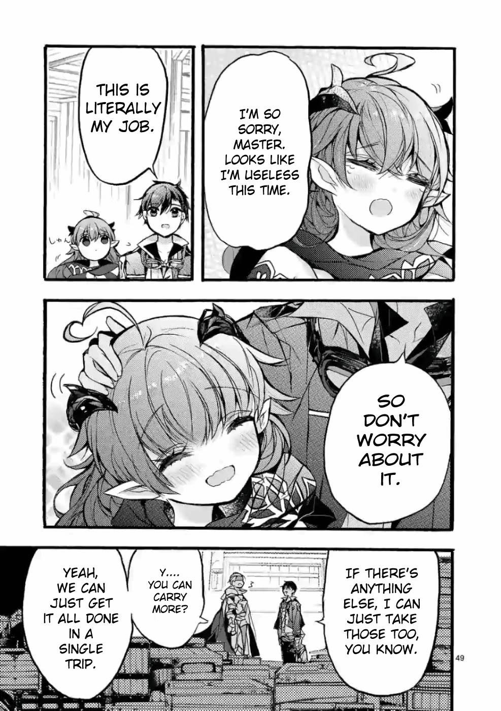 From The Strongest Job Of Dragon Knight, To The Beginner Job Carrier, Somehow, I Am Dependent On The Heroes Chapter 28 - Page 49 in English