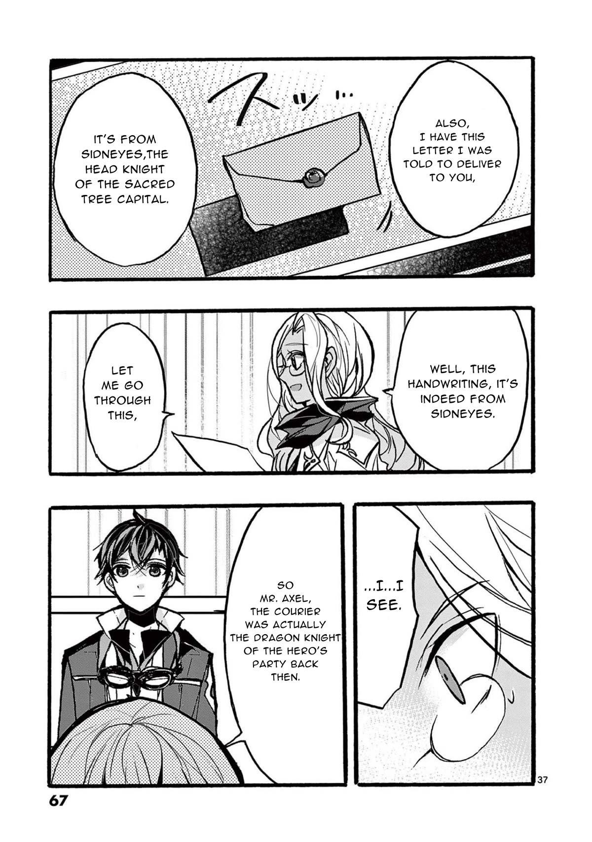 From The Strongest Job Of Dragon Knight, To The Beginner Job Carrier, Somehow, I Am Dependent On The Heroes Chapter 34 - Page 37 in English