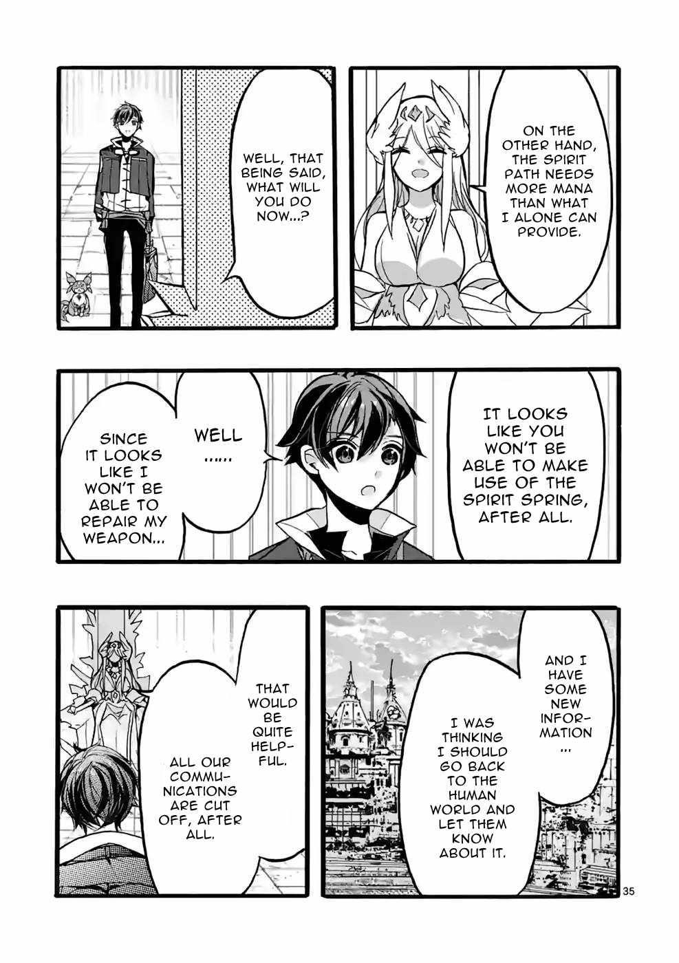 From The Strongest Job Of Dragon Knight, To The Beginner Job Carrier, Somehow, I Am Dependent On The Heroes Chapter 44 - Page 35 in English
