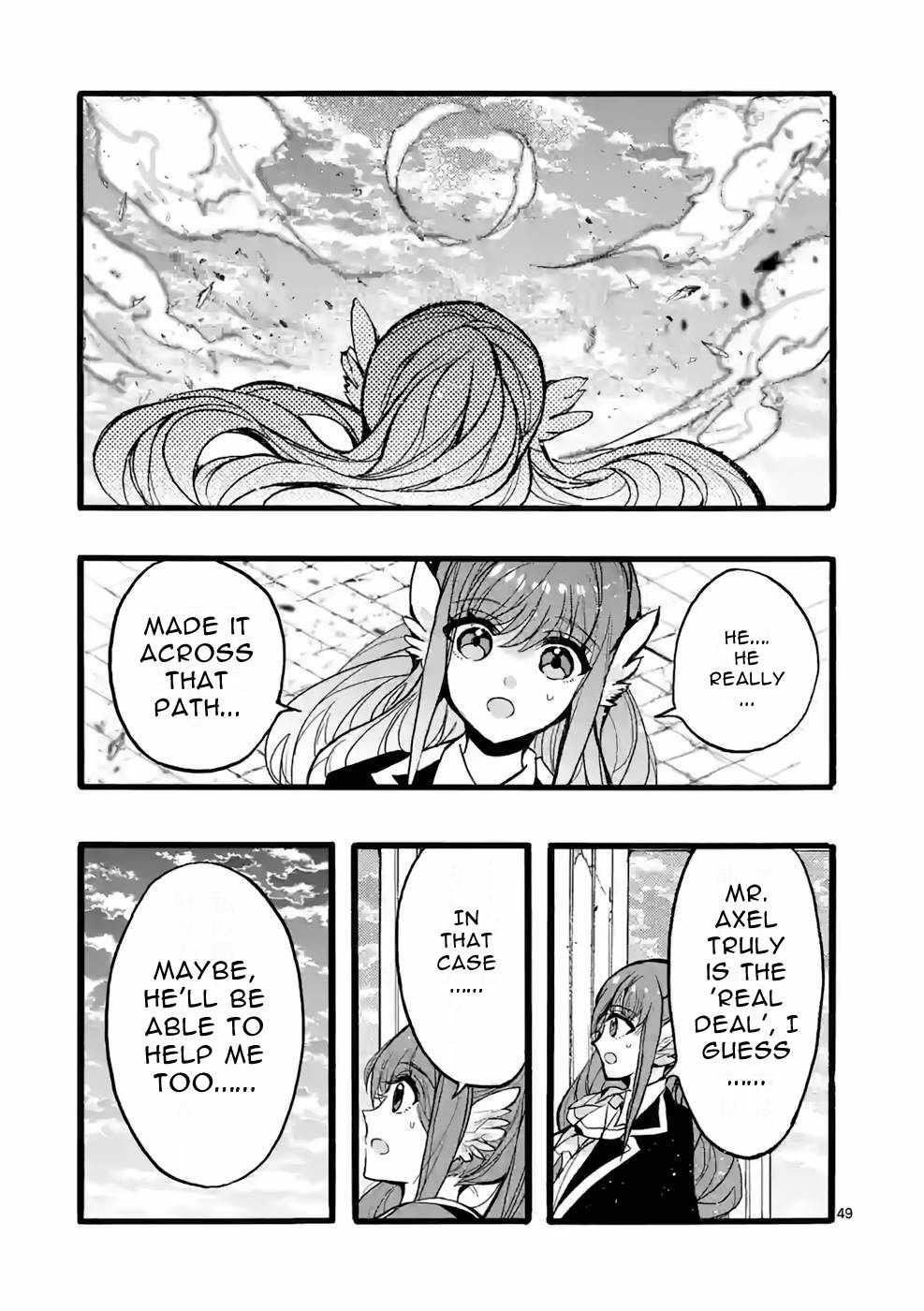 From The Strongest Job Of Dragon Knight, To The Beginner Job Carrier, Somehow, I Am Dependent On The Heroes Chapter 44 - Page 49 in English