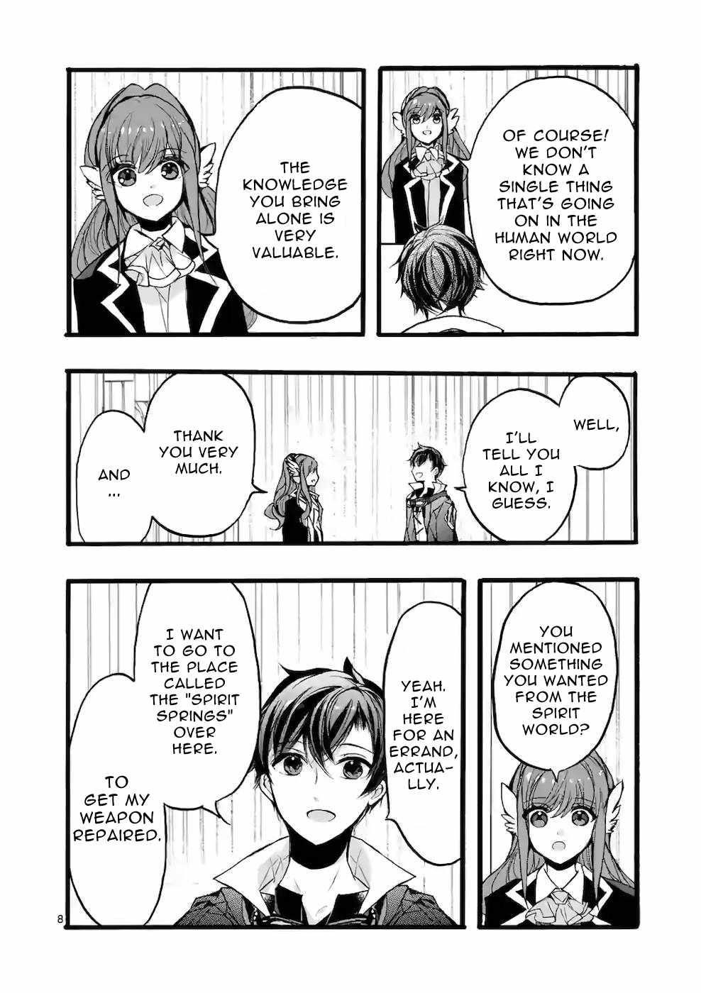 From The Strongest Job Of Dragon Knight, To The Beginner Job Carrier, Somehow, I Am Dependent On The Heroes Chapter 44 - Page 8 in English