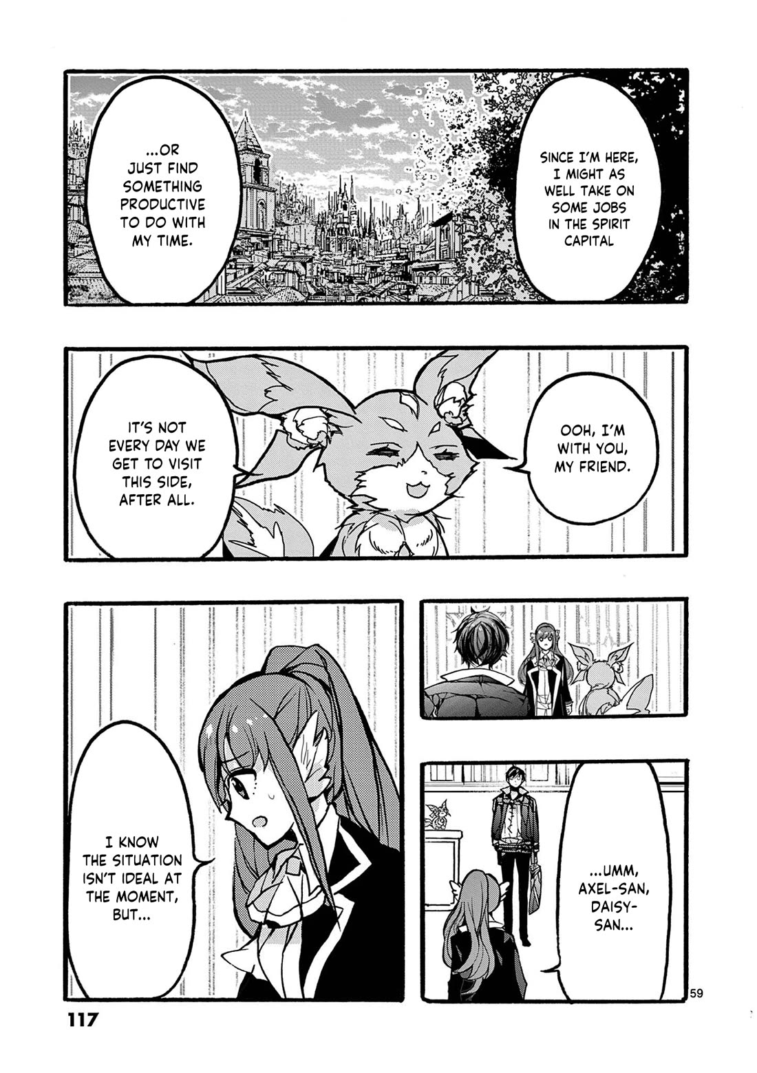 From The Strongest Job Of Dragon Knight, To The Beginner Job Carrier, Somehow, I Am Dependent On The Heroes Chapter 46 - Page 59 in English