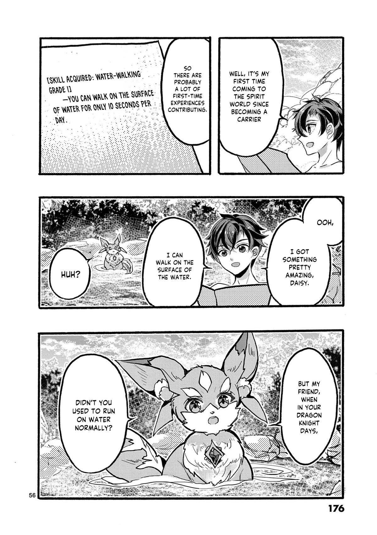 From The Strongest Job Of Dragon Knight, To The Beginner Job Carrier, Somehow, I Am Dependent On The Heroes Chapter 47 - Page 57 in English