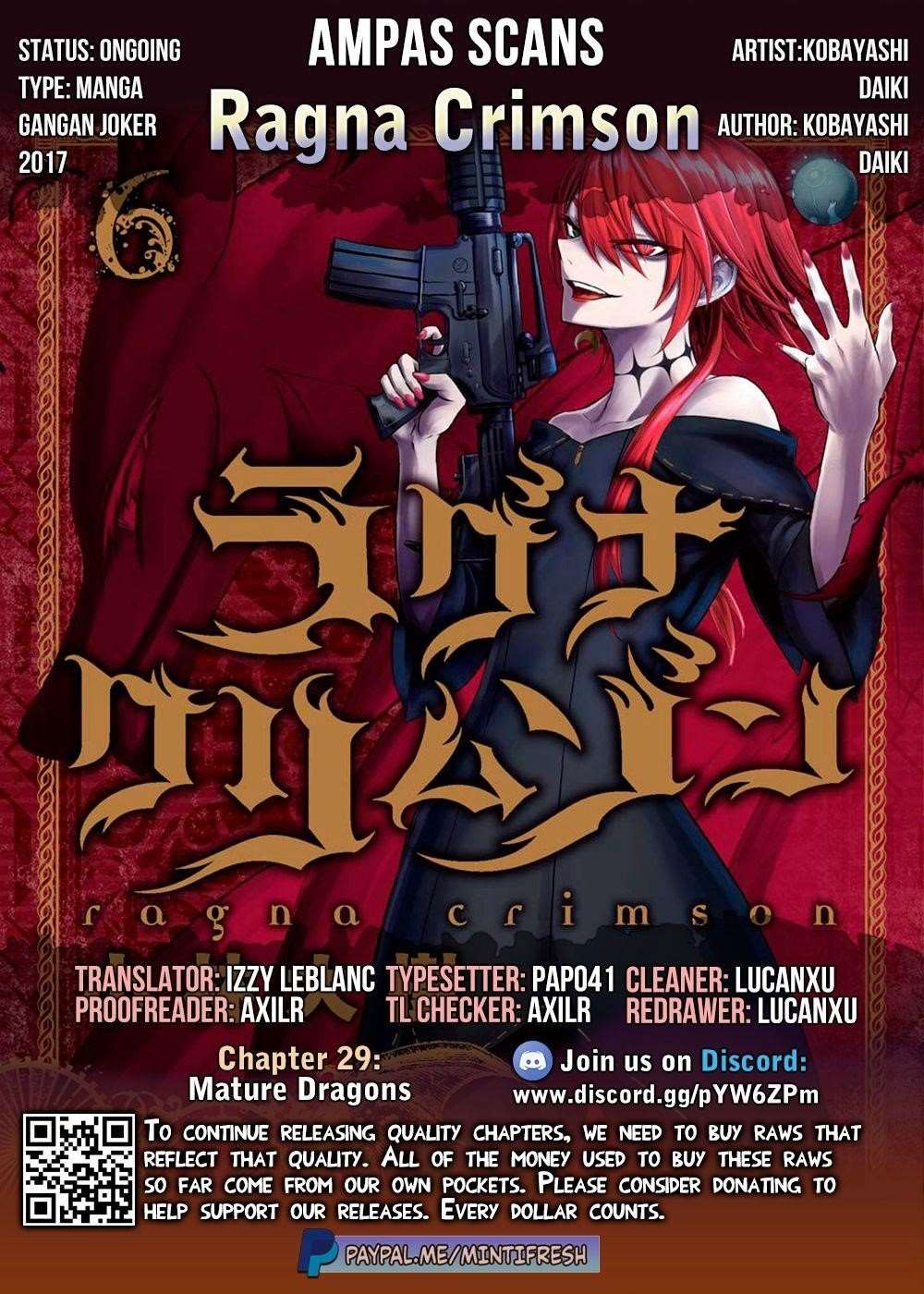 Ragna Crimson Chapter 29 - Page 32 in English