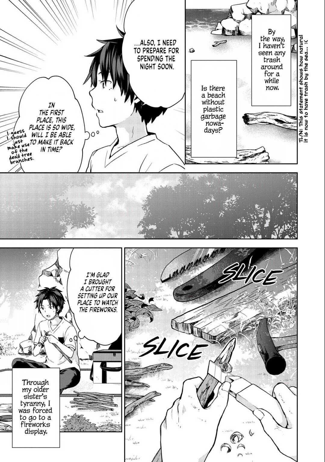I Got Sent to Another World, but It’s in the Mountains. In Reaction, I Choose Comfort Over Strength Chapter 1 - Page 15 in English