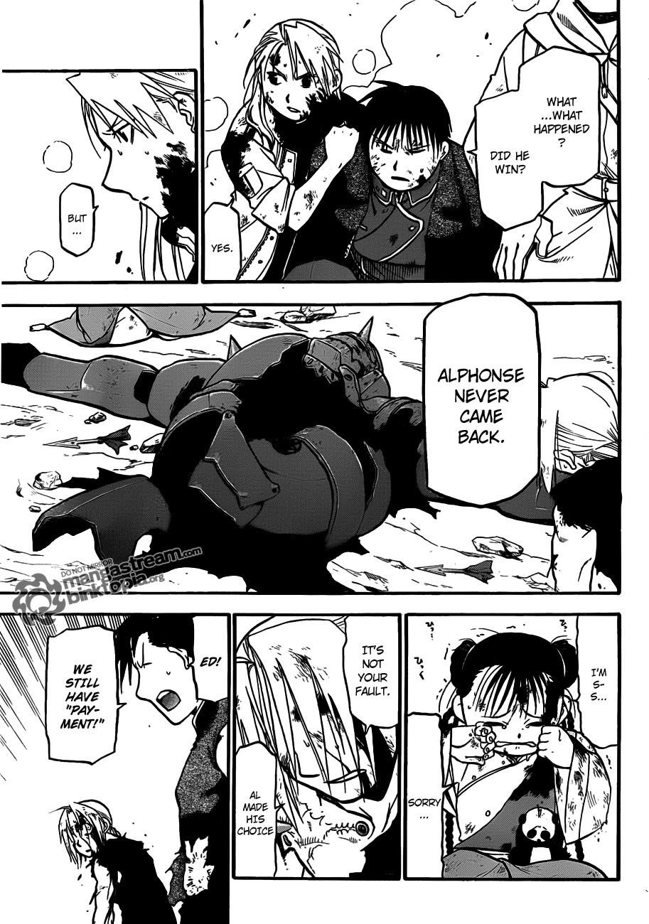 Fullmetal Alchemist Chapter 108 - Page 33 in English
