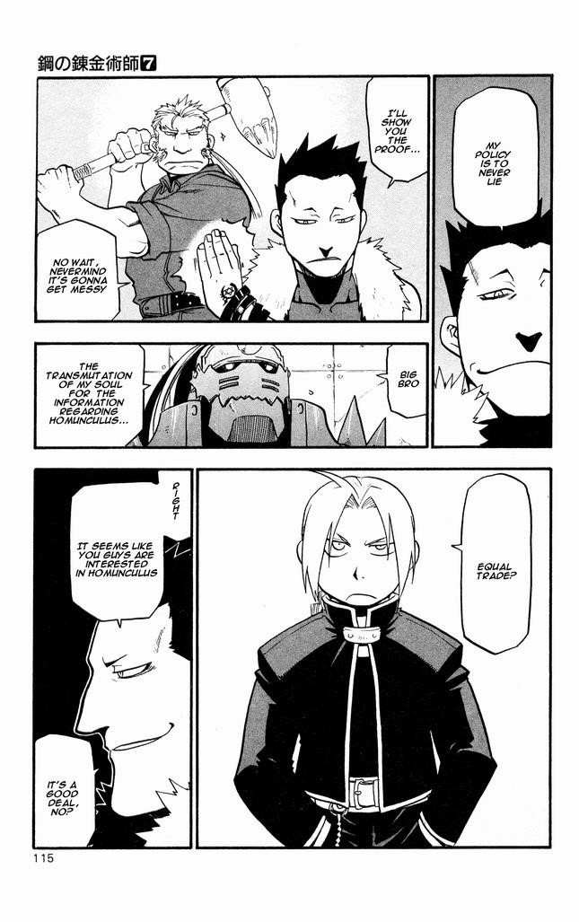 Fullmetal Alchemist Chapter 28 - Page 25 in English