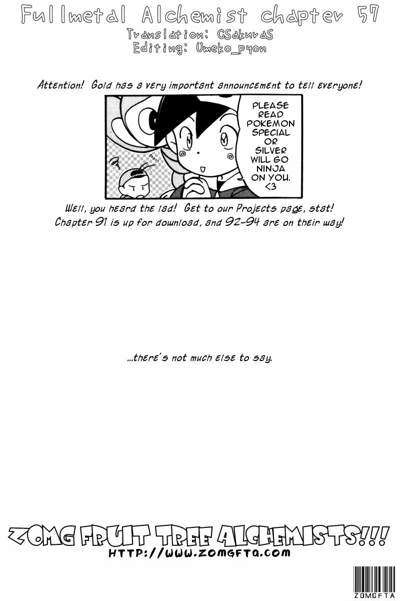 Fullmetal Alchemist Chapter 57 - Page 33 in English
