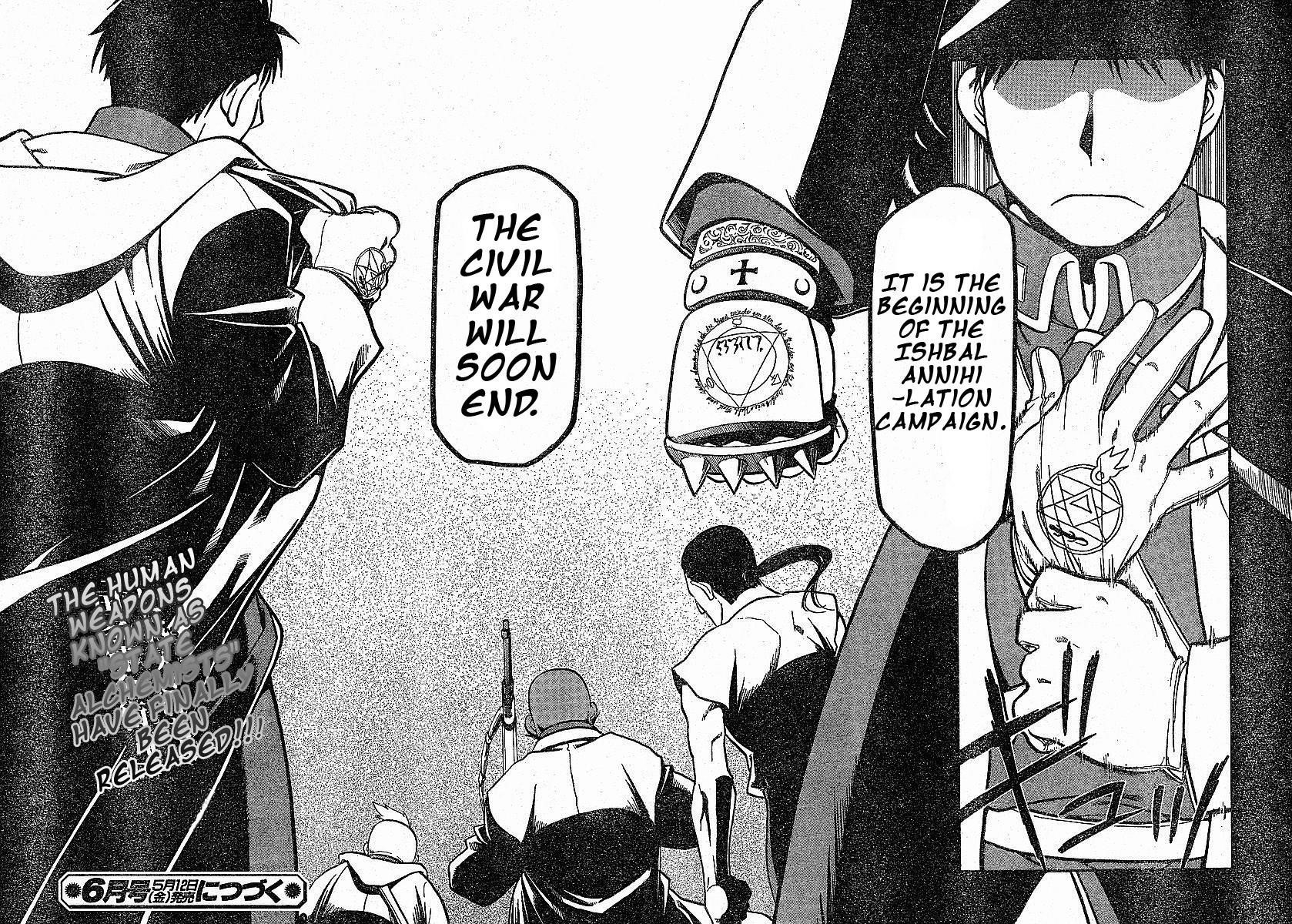 Fullmetal Alchemist Chapter 58 - Page 33 in English