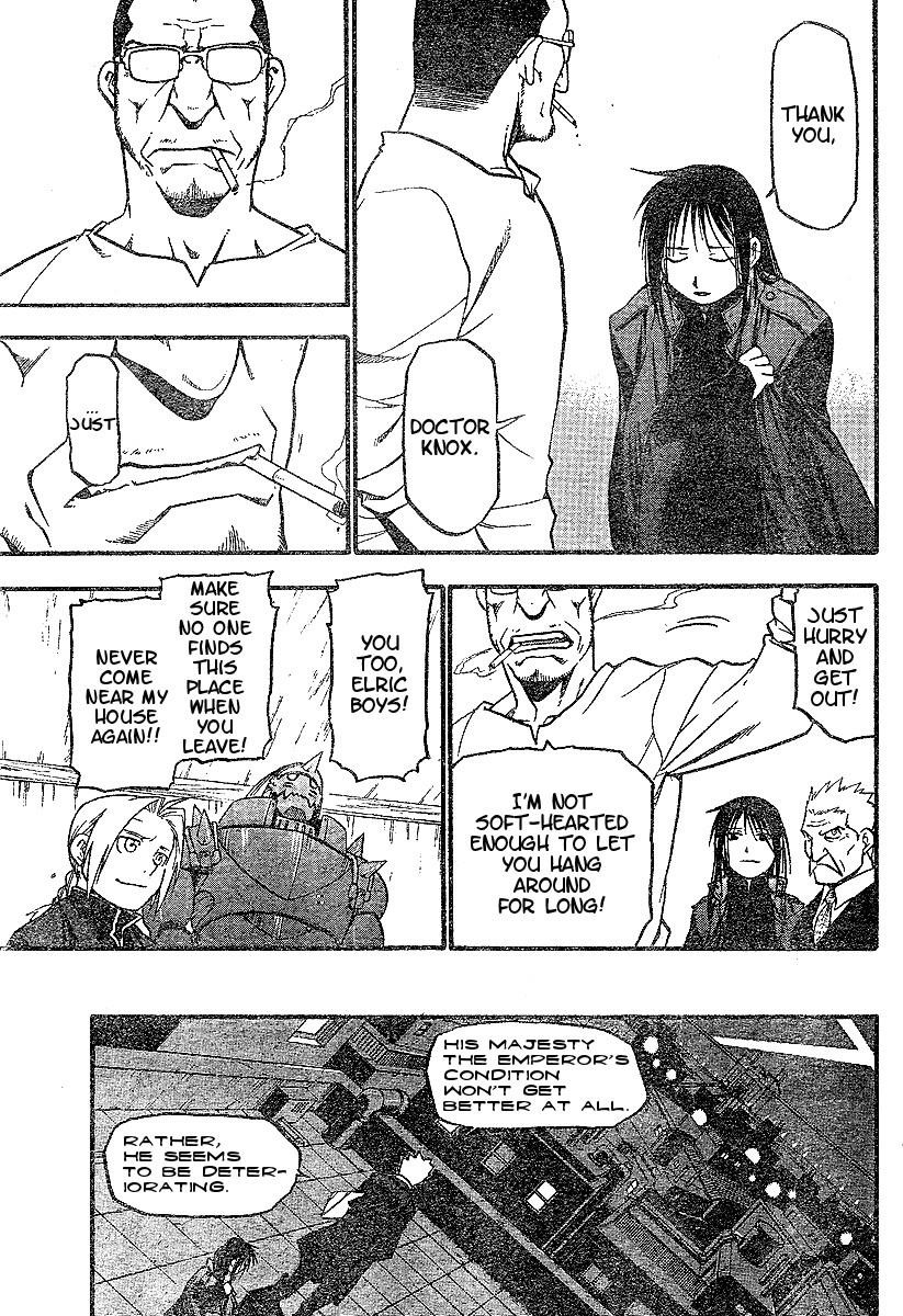 Fullmetal Alchemist Chapter 63 - Page 13 in English