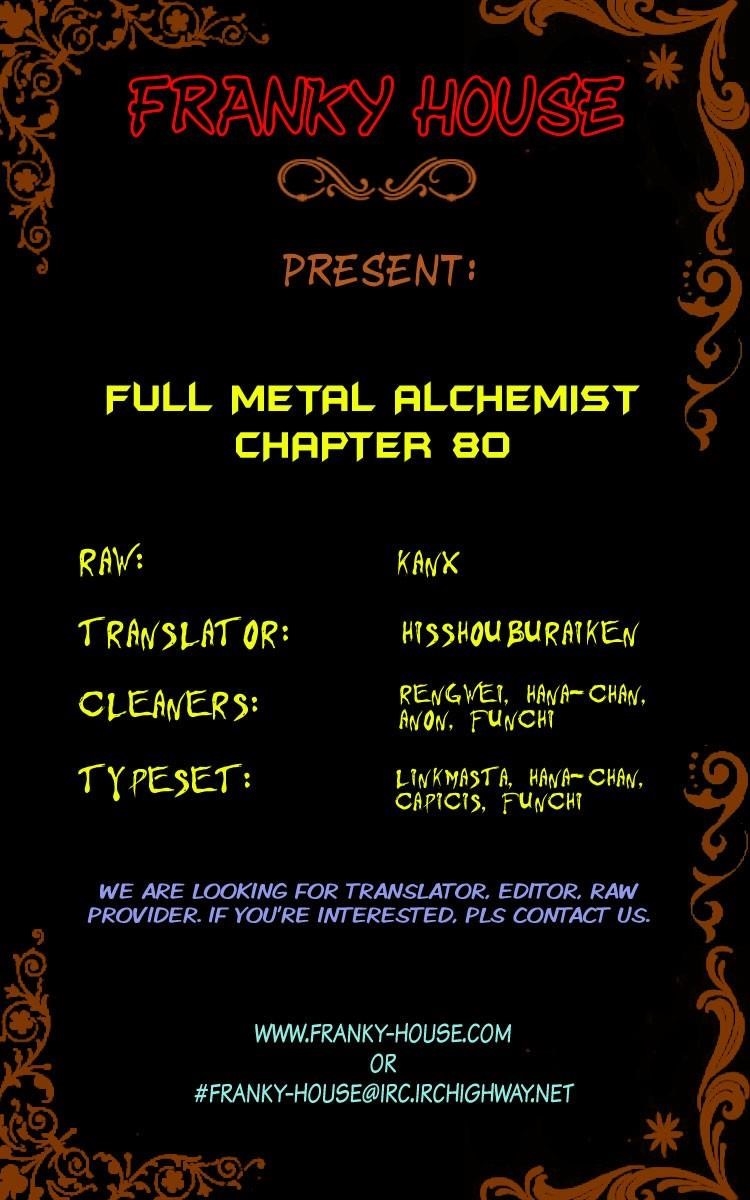 Fullmetal Alchemist Chapter 80 - Page 37 in English