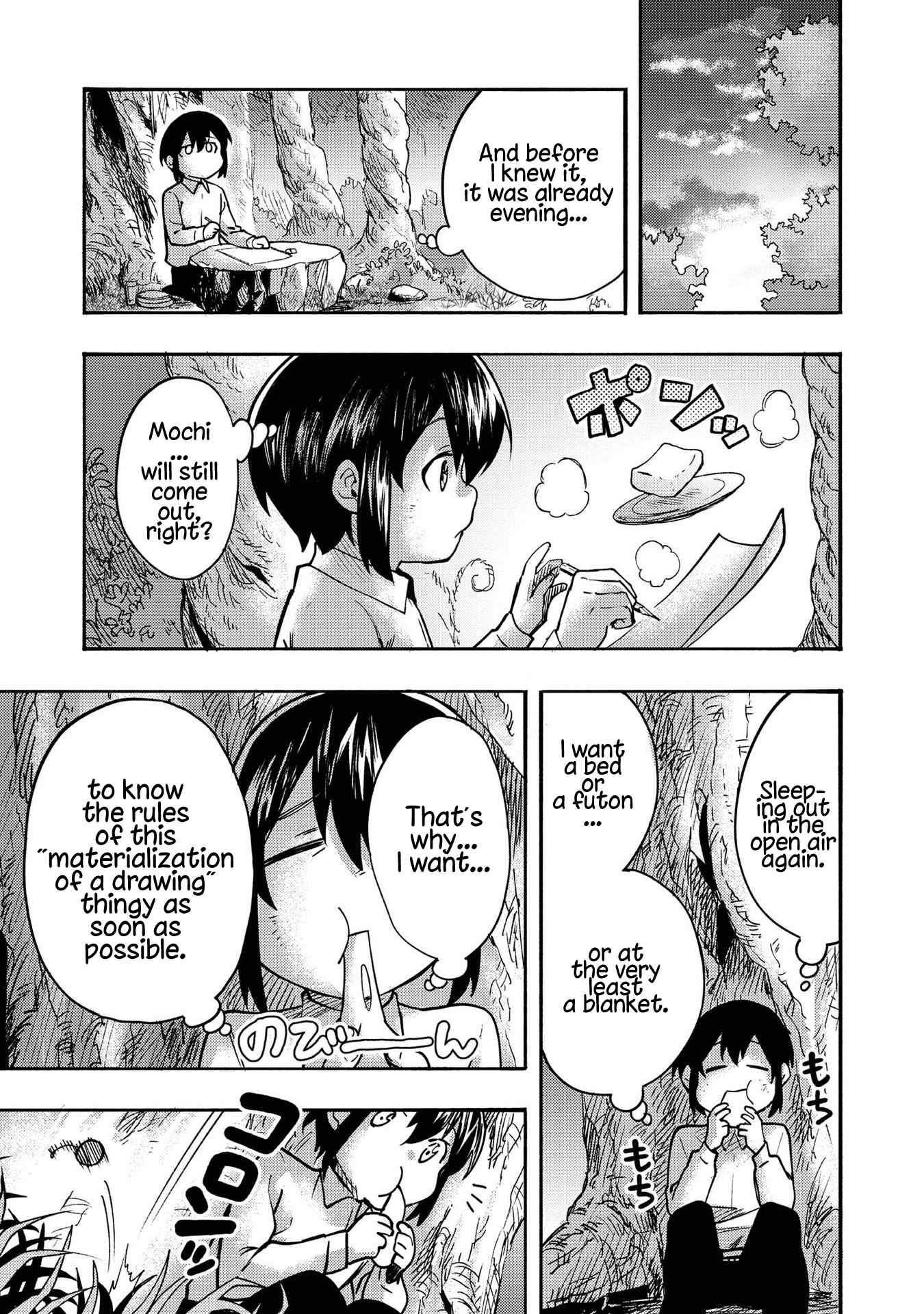 Kyou mo E ni Kaita Mochi ga Umai Chapter 1 - Page 37 in English