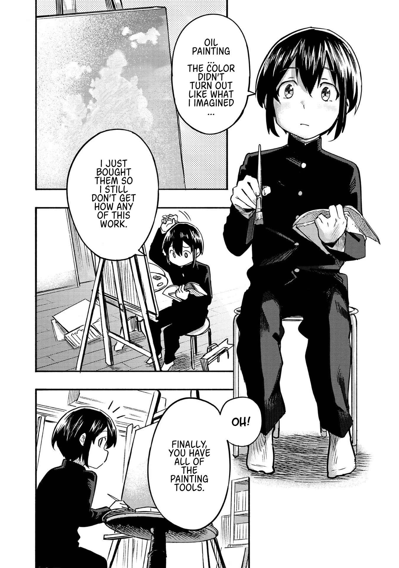 Kyou mo E ni Kaita Mochi ga Umai Chapter 1 - Page 4 in English