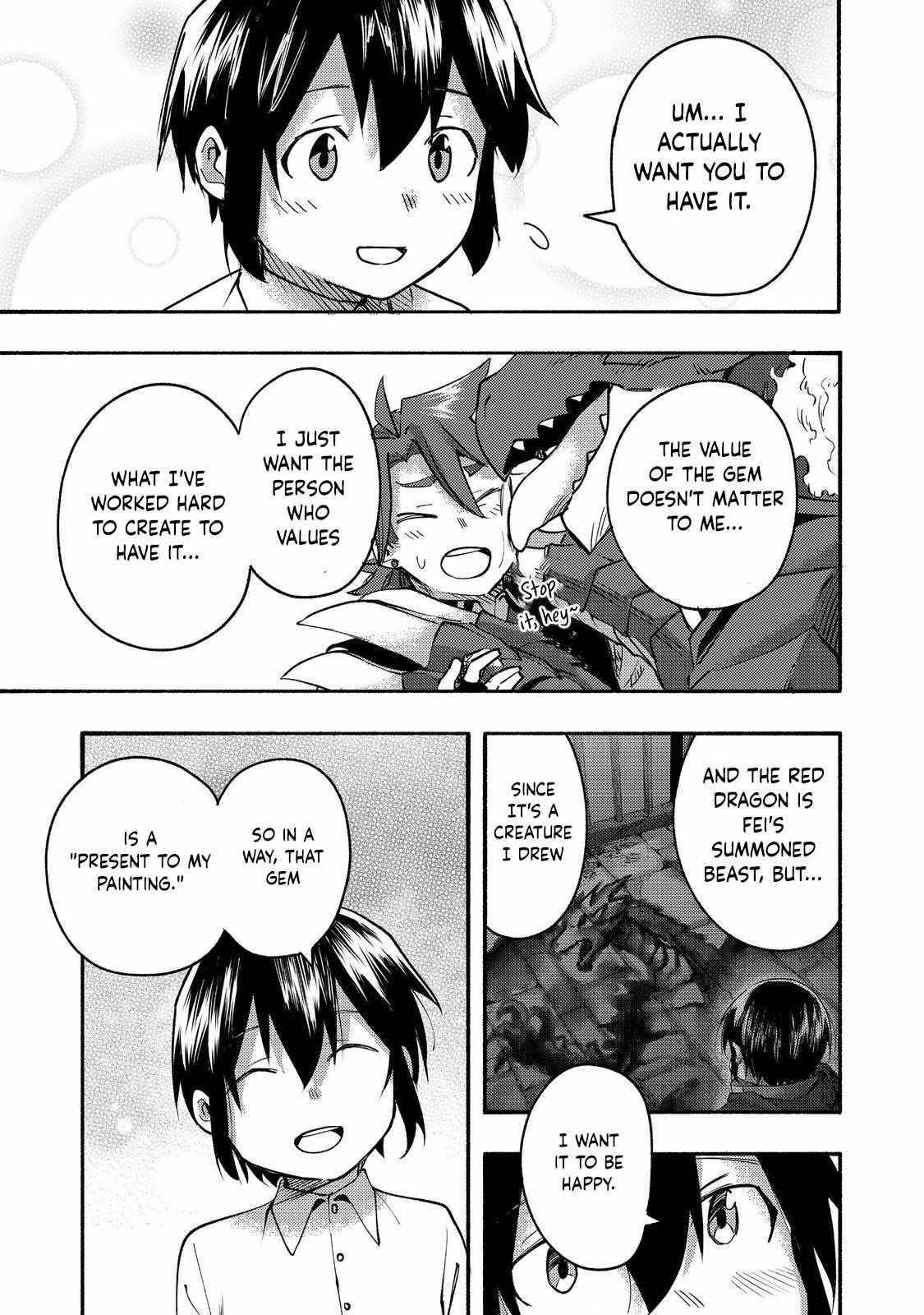 Kyou mo E ni Kaita Mochi ga Umai Chapter 10 - Page 22 in English