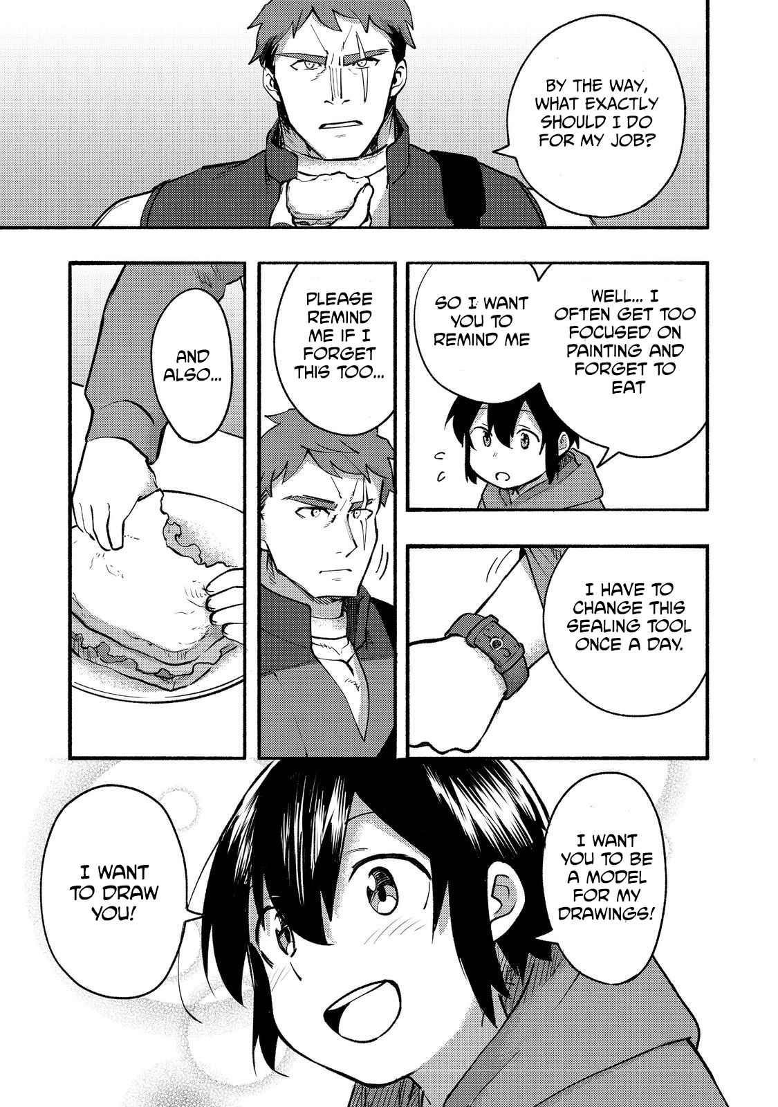 Kyou mo E ni Kaita Mochi ga Umai Chapter 11 - Page 37 in English