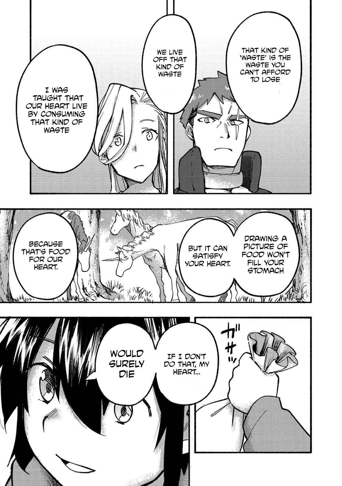 Kyou mo E ni Kaita Mochi ga Umai Chapter 15 - Page 31 in English