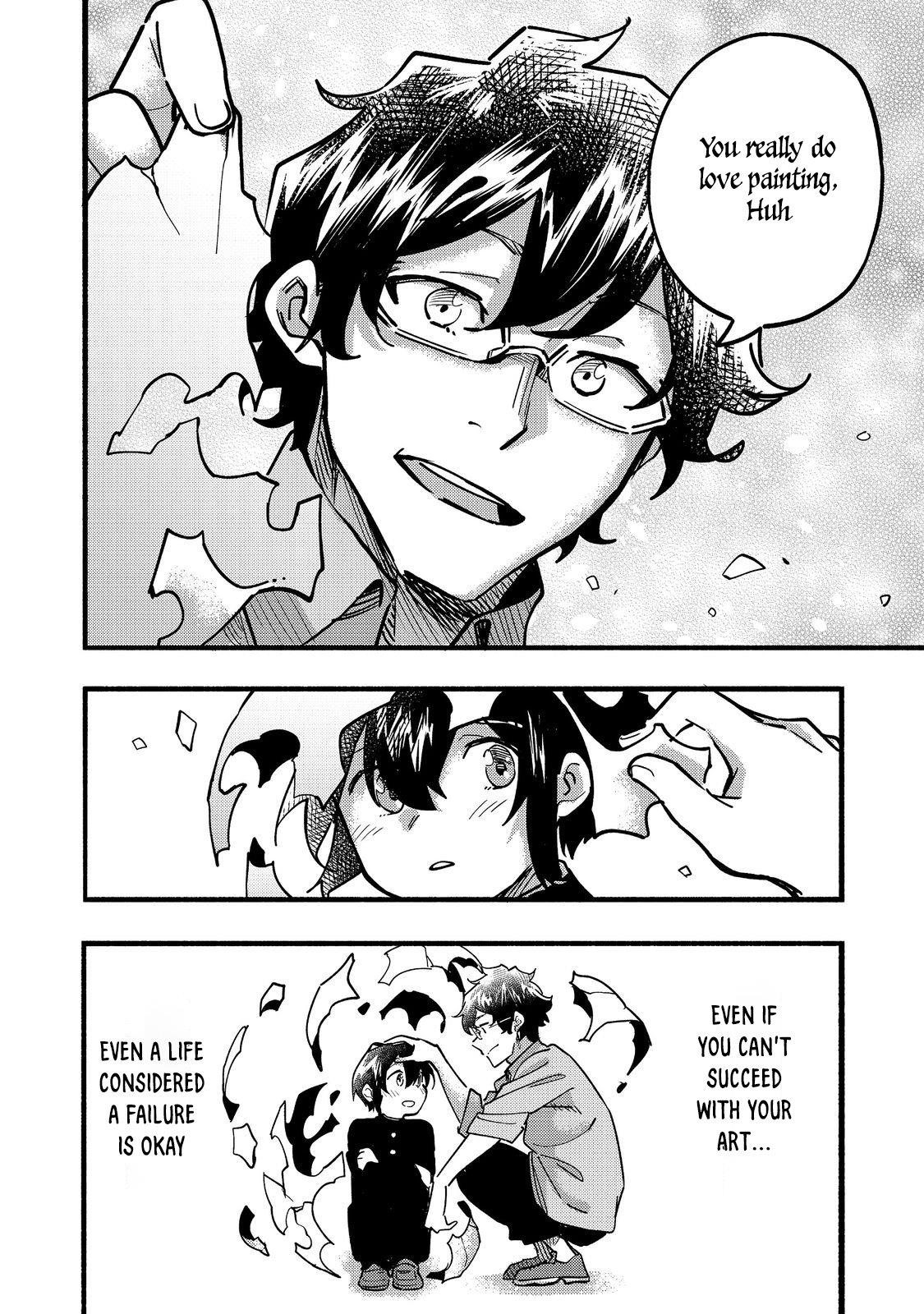 Kyou mo E ni Kaita Mochi ga Umai Chapter 22 - Page 32 in English