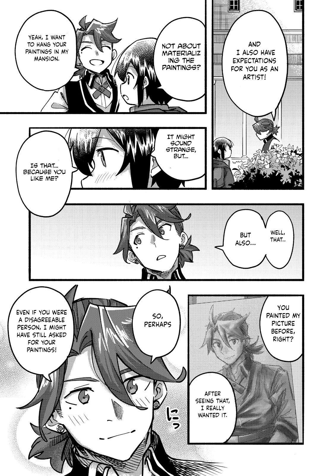 Kyou mo E ni Kaita Mochi ga Umai Chapter 22 - Page 35 in English