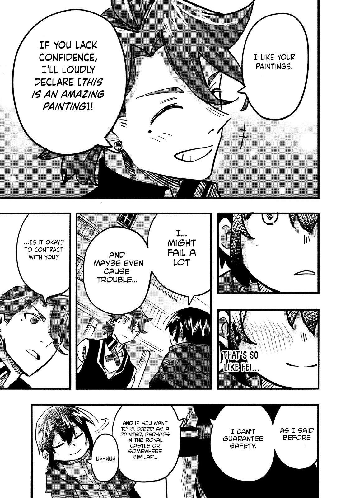 Kyou mo E ni Kaita Mochi ga Umai Chapter 22 - Page 37 in English