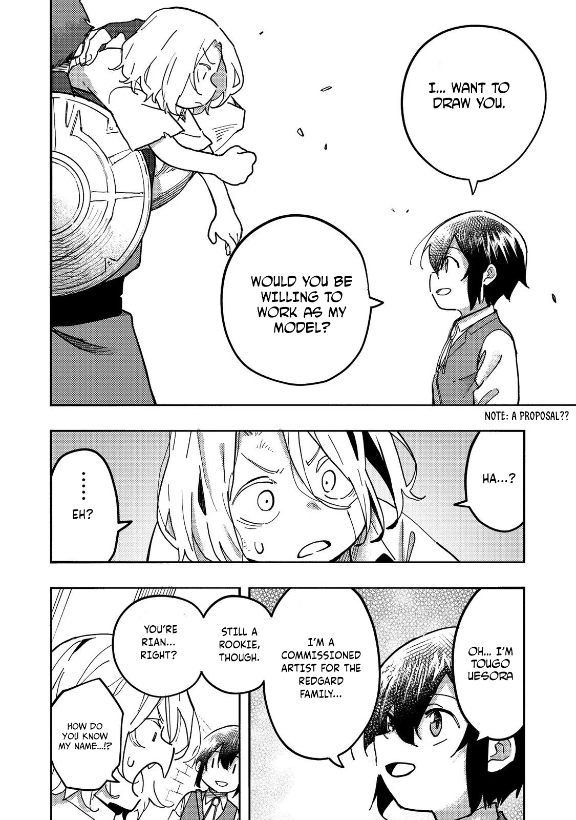 Kyou mo E ni Kaita Mochi ga Umai Chapter 25 - Page 18 in English