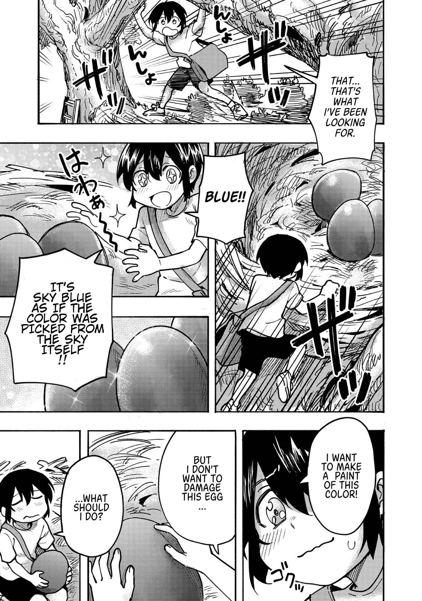Kyou mo E ni Kaita Mochi ga Umai Chapter 3 - Page 16 in English