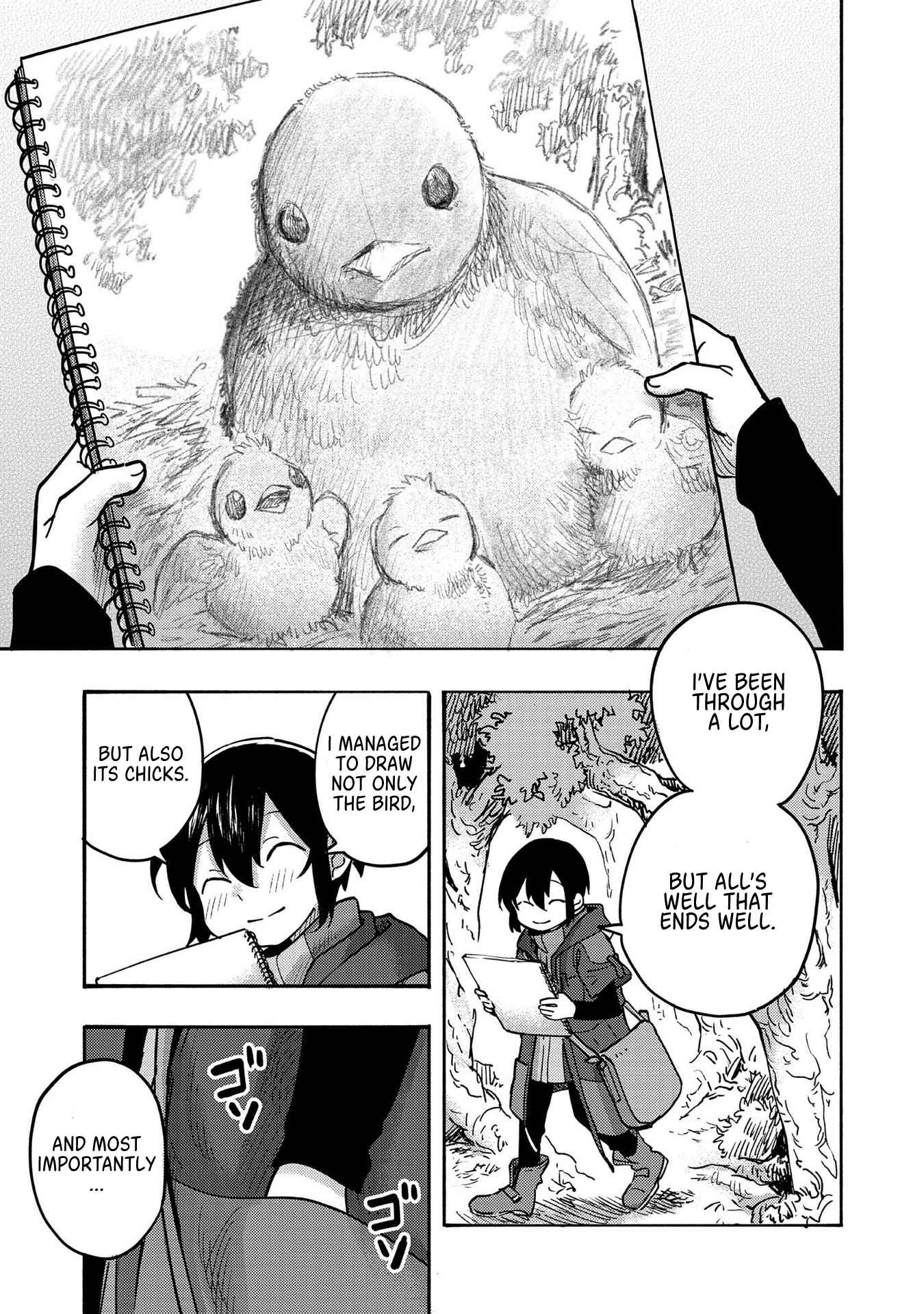 Kyou mo E ni Kaita Mochi ga Umai Chapter 3 - Page 36 in English