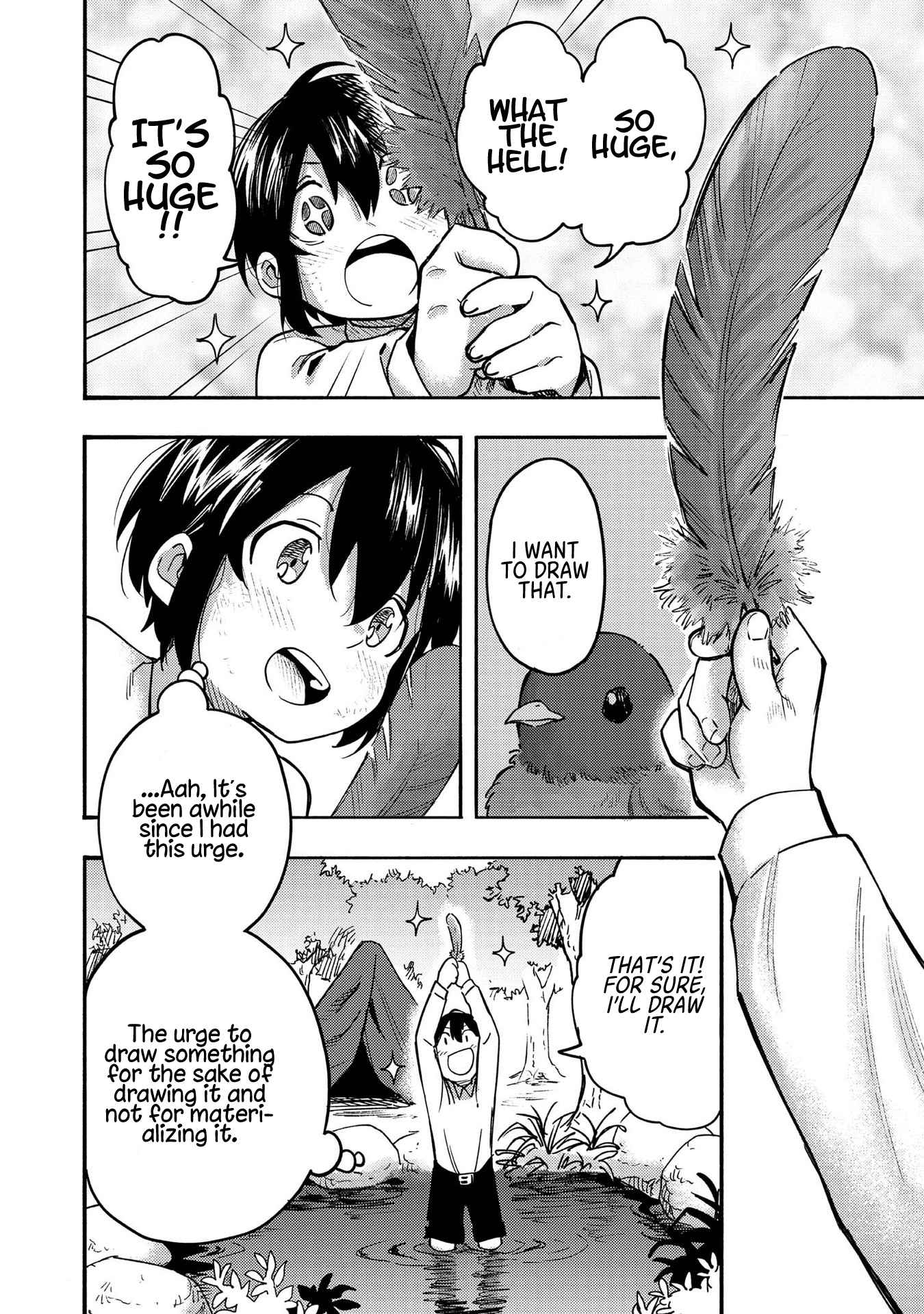 Kyou mo E ni Kaita Mochi ga Umai Chapter 3 - Page 6 in English