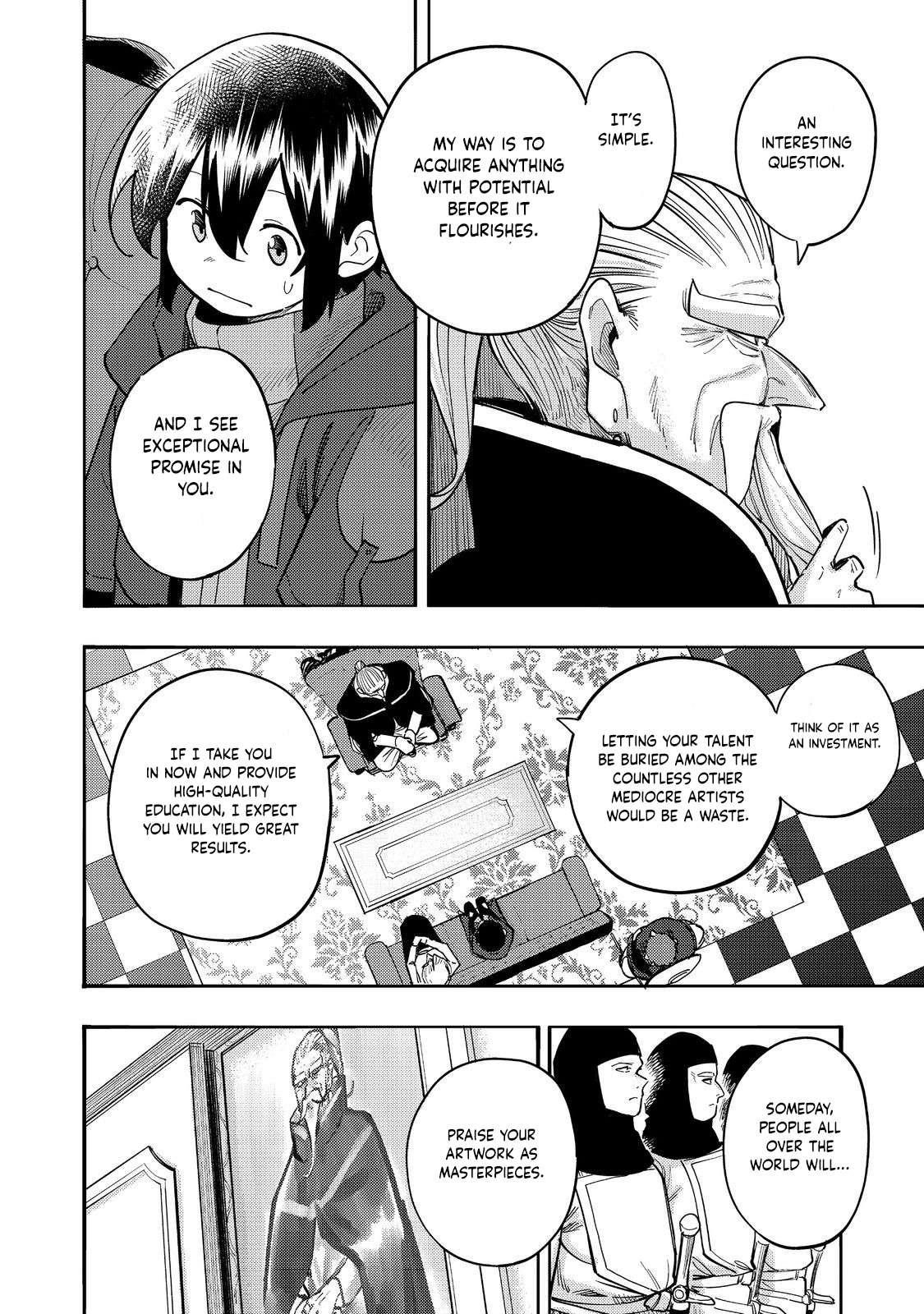 Kyou mo E ni Kaita Mochi ga Umai Chapter 30 - Page 10 in English