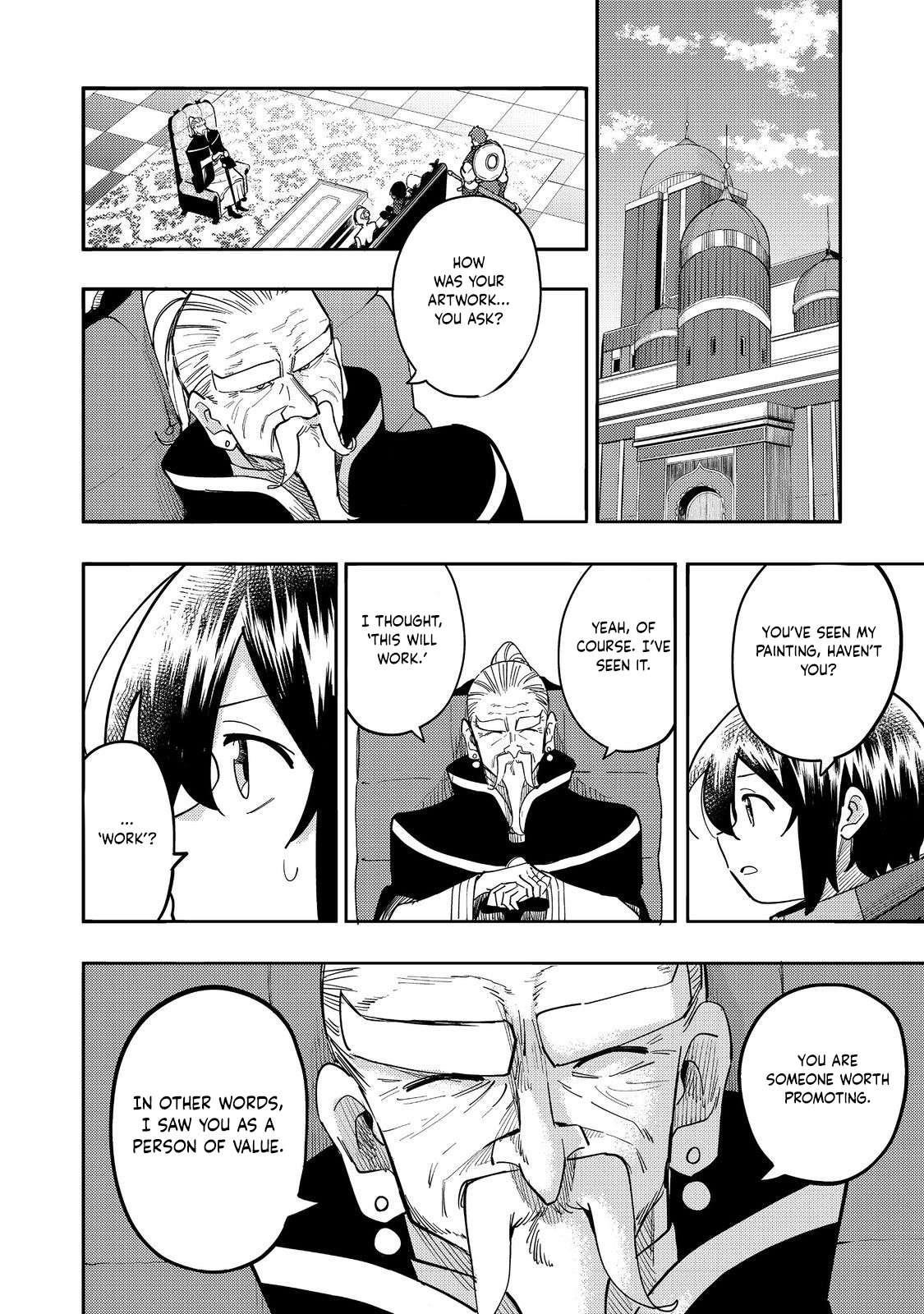 Kyou mo E ni Kaita Mochi ga Umai Chapter 30 - Page 16 in English