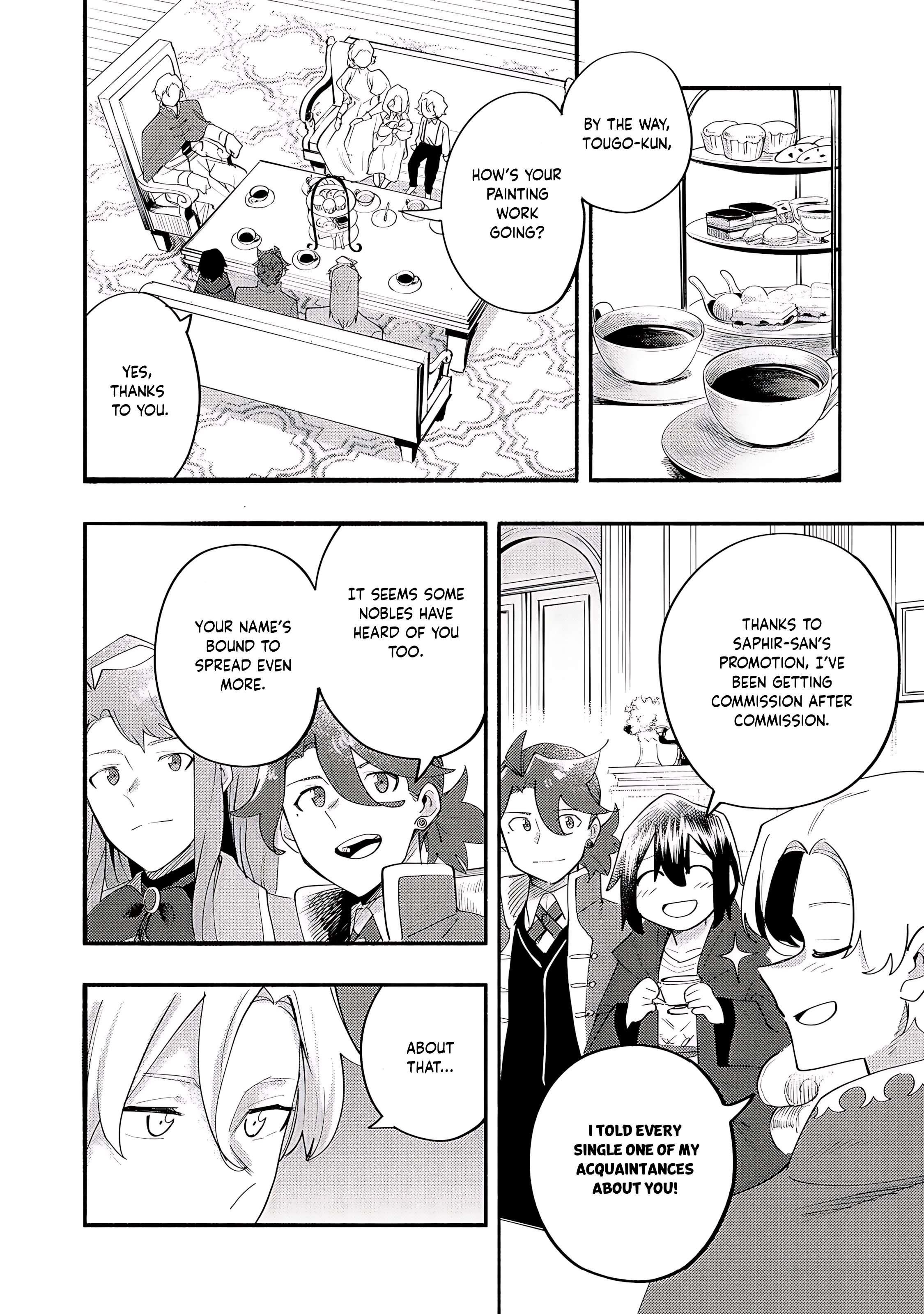 Kyou mo E ni Kaita Mochi ga Umai Chapter 38 - Page 8 in English